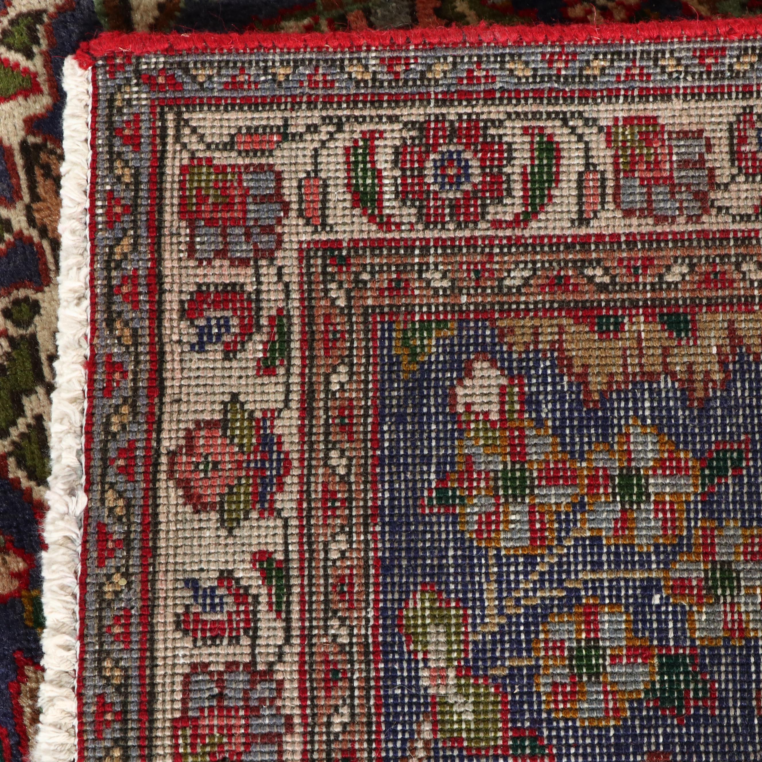 9'9 x 12'11 Hand-Knotted Persian Tabriz Room-Sized Rug