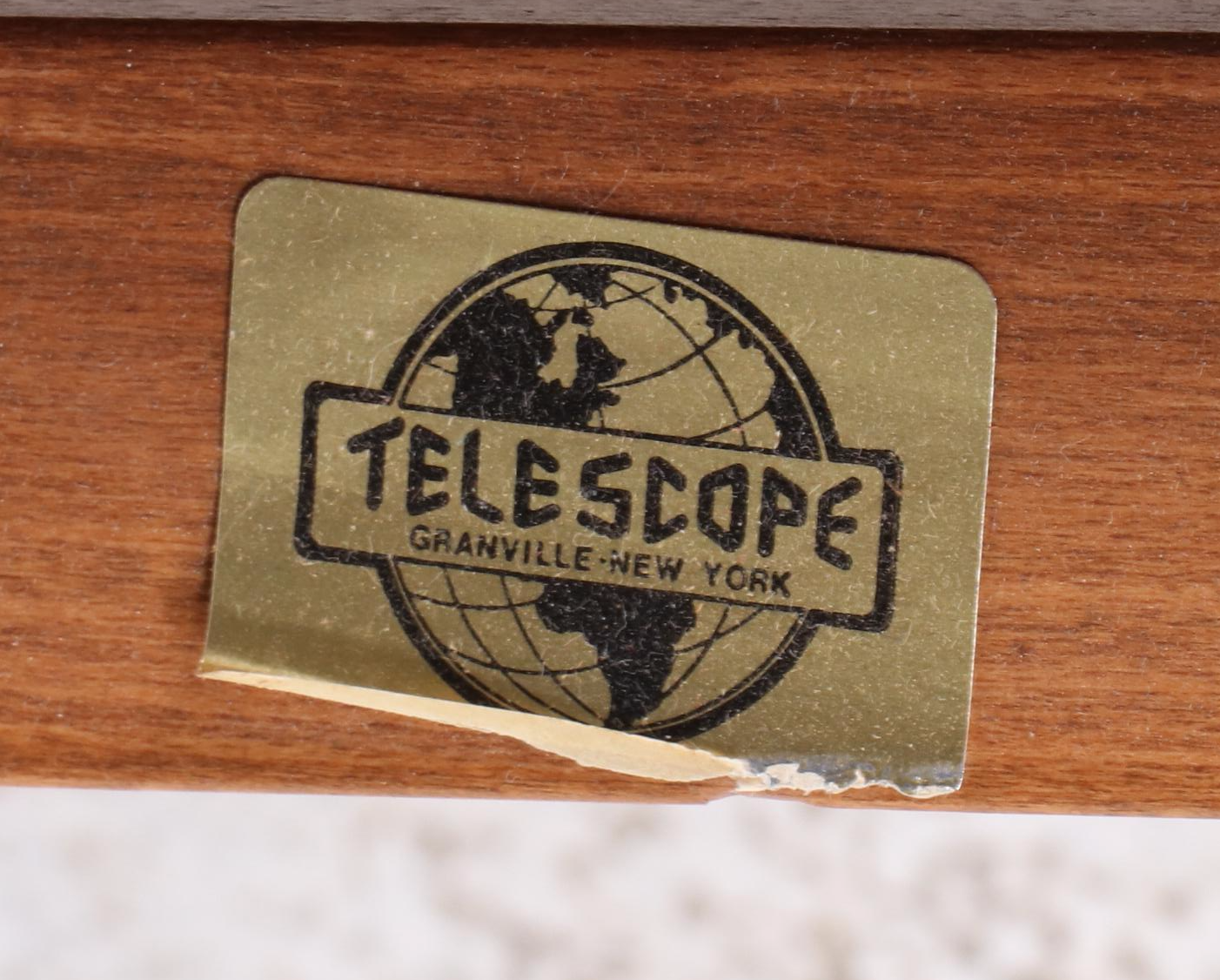 Pair of Telescope Faux Bamboo Framed Folding Canvas Director's Chairs