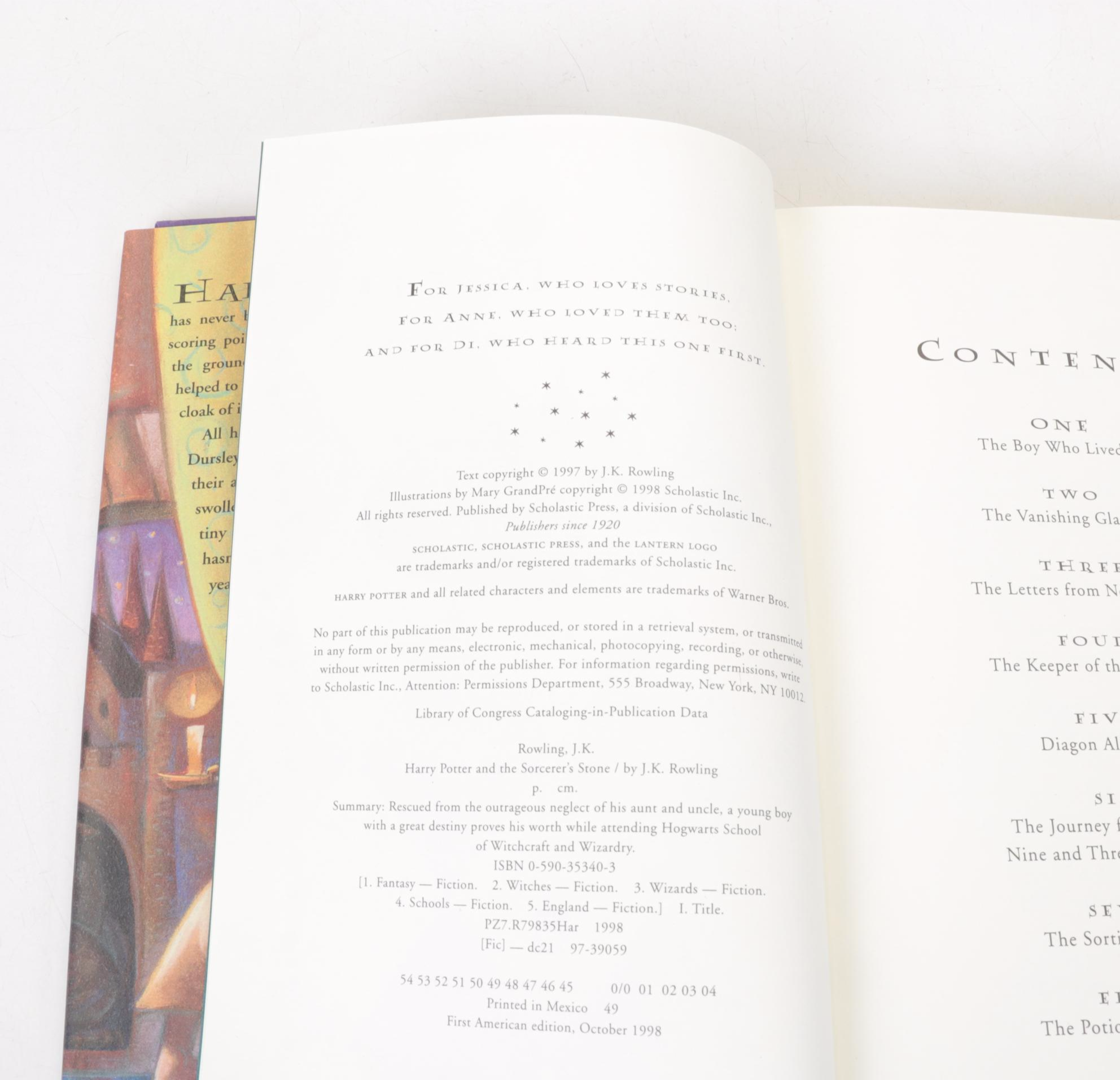 First American Edition "Harry Potter" Complete Series