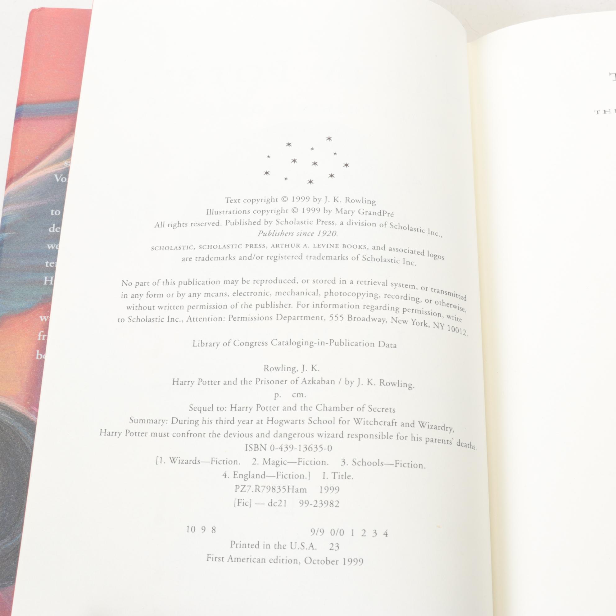 First American Edition "Harry Potter" Complete Series