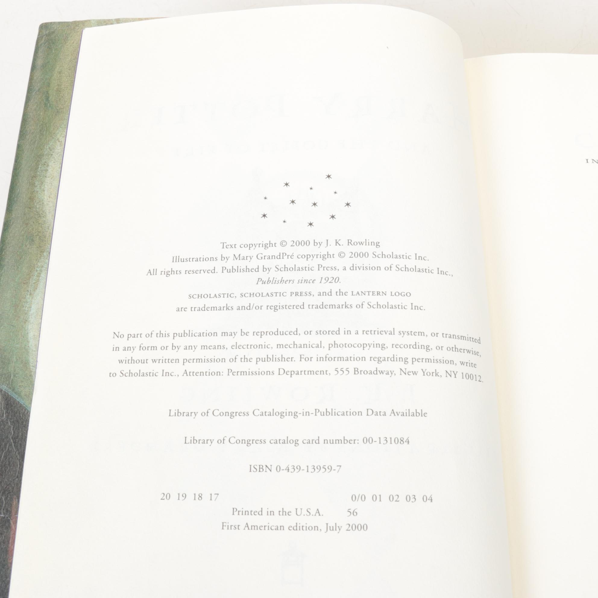 First American Edition "Harry Potter" Complete Series