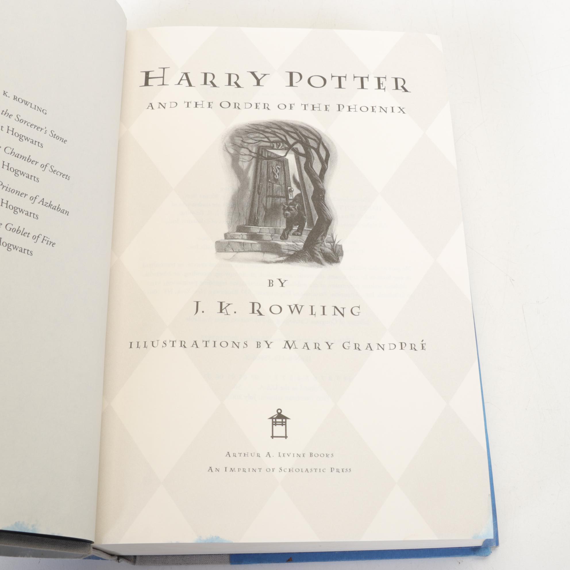 First American Edition "Harry Potter" Complete Series