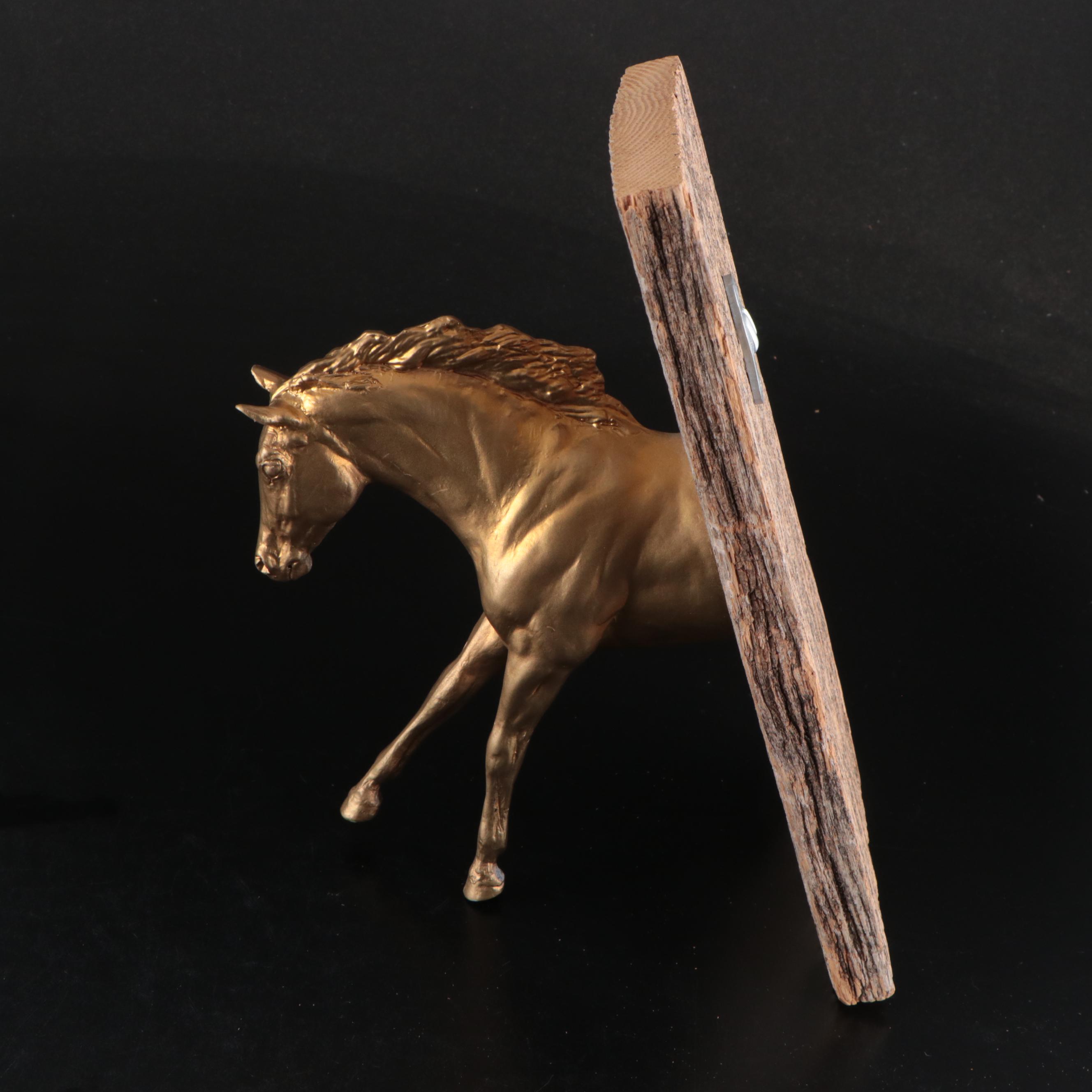 Lauren Radvansky "Equine" Bookends and Wall Hanging