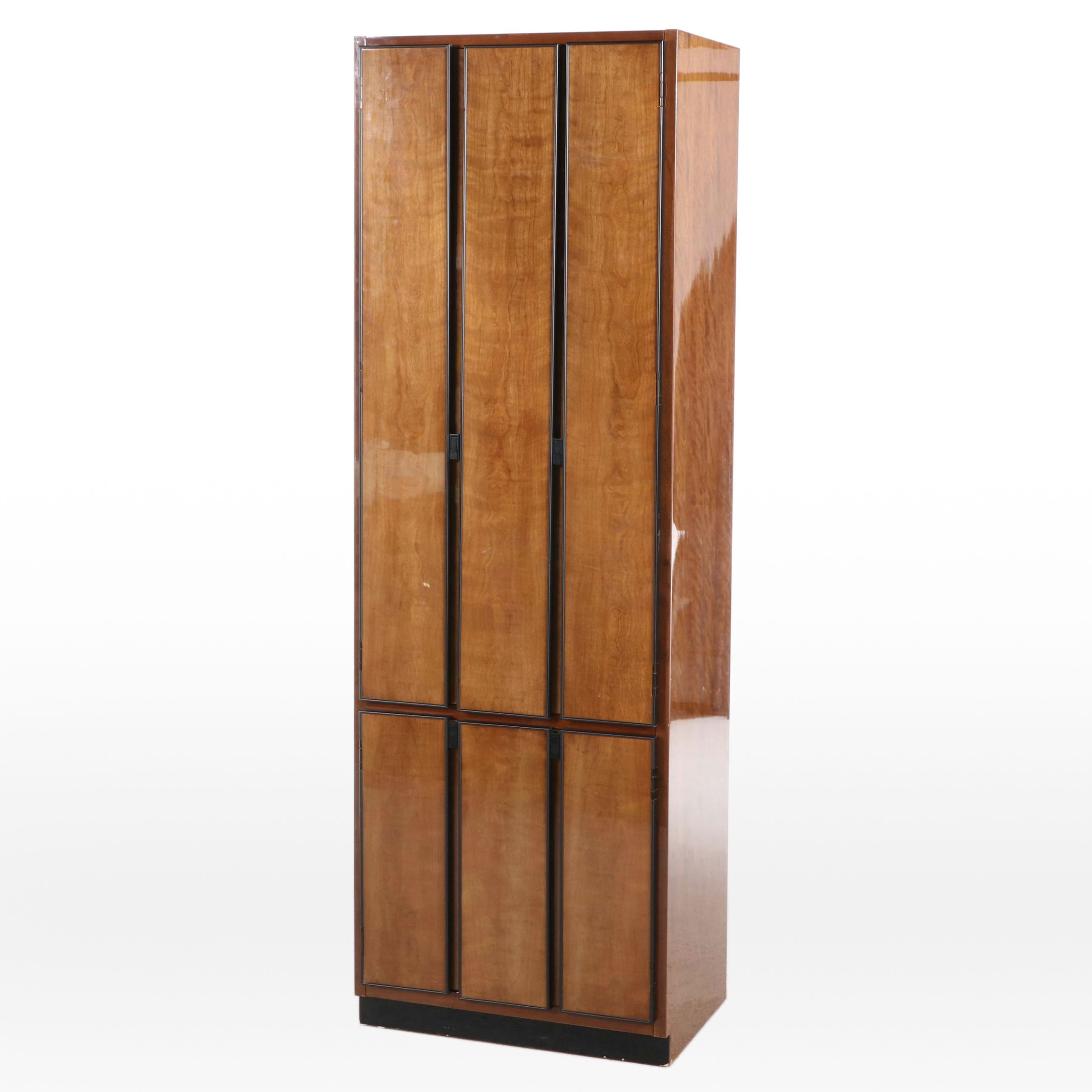 Henredon "Circa 1990" Cherrywood and Ebonized Wardrobe, Late 20th Century