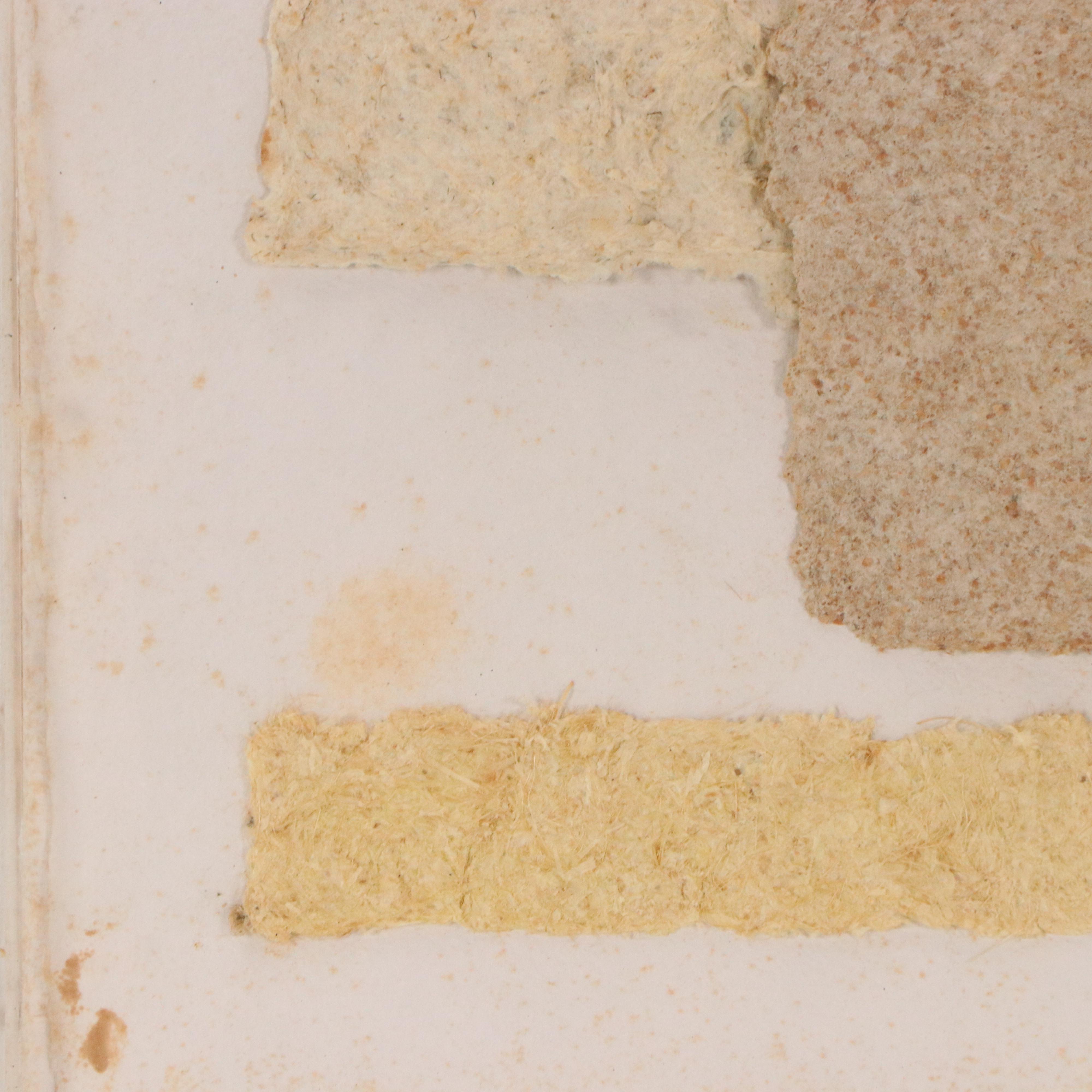 Zelda Burdick Mixed Media Collage "Summer, Earth Series" Late 20th Century