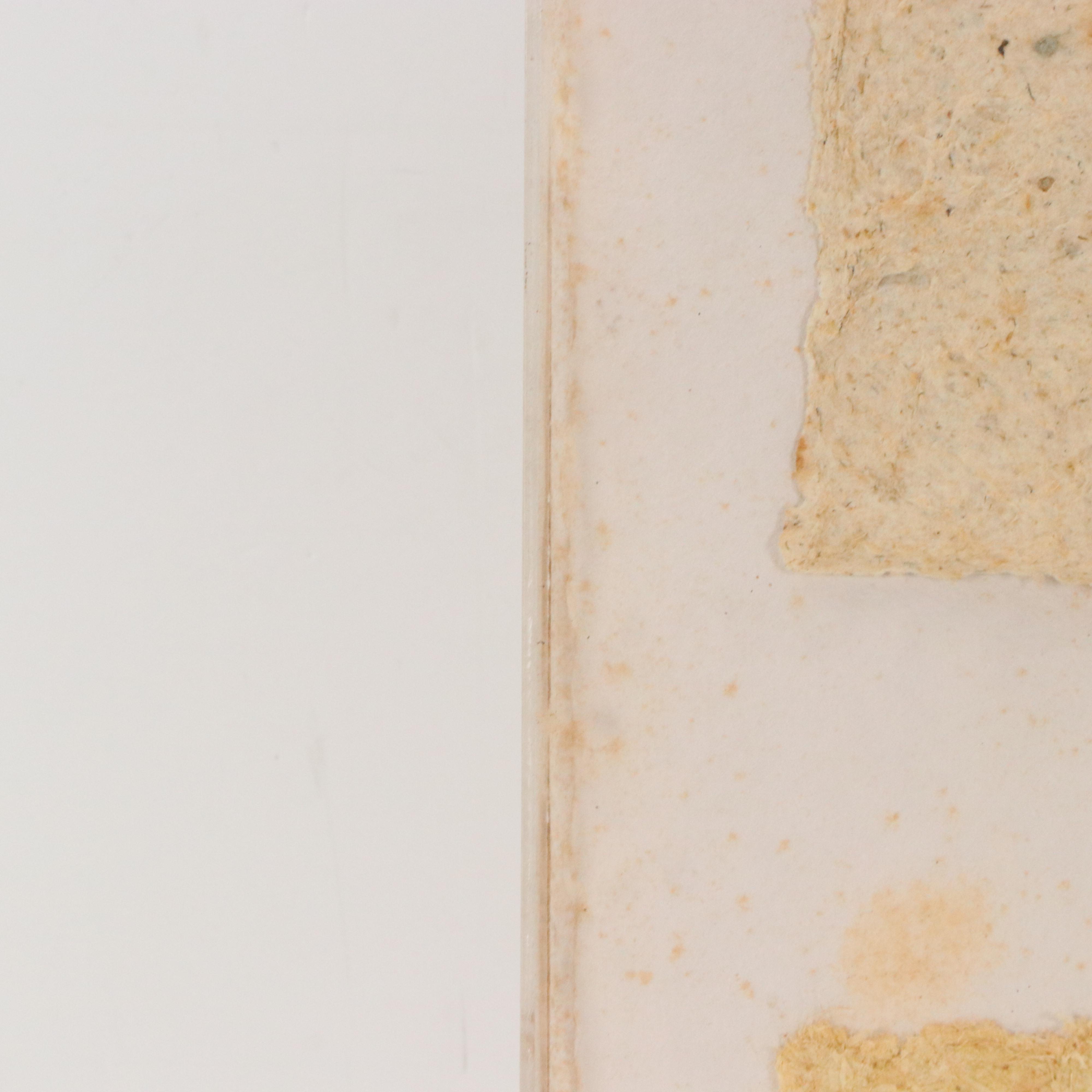 Zelda Burdick Mixed Media Collage "Summer, Earth Series" Late 20th Century