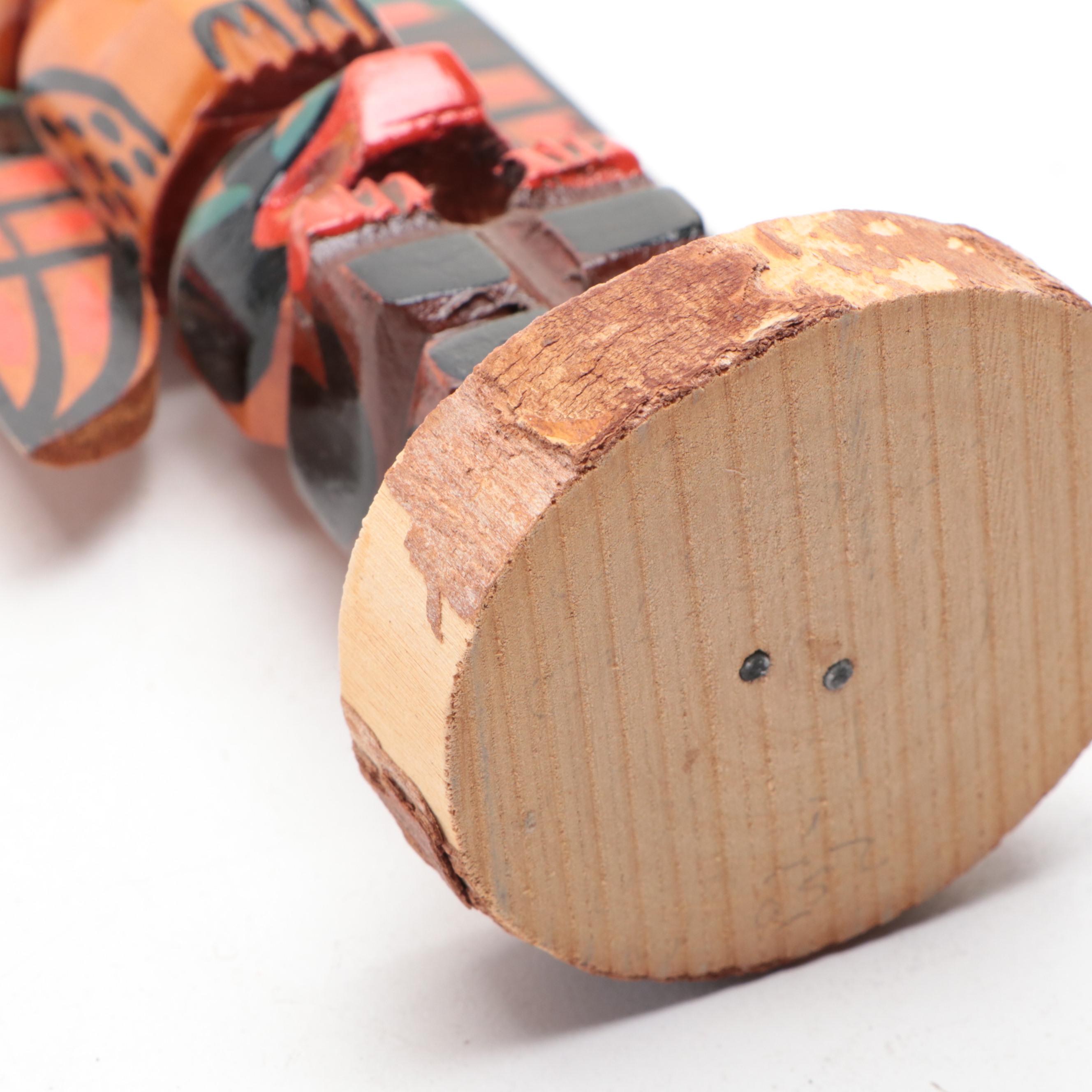 George Mather and Other Native American Handmade Painted & Carved ...