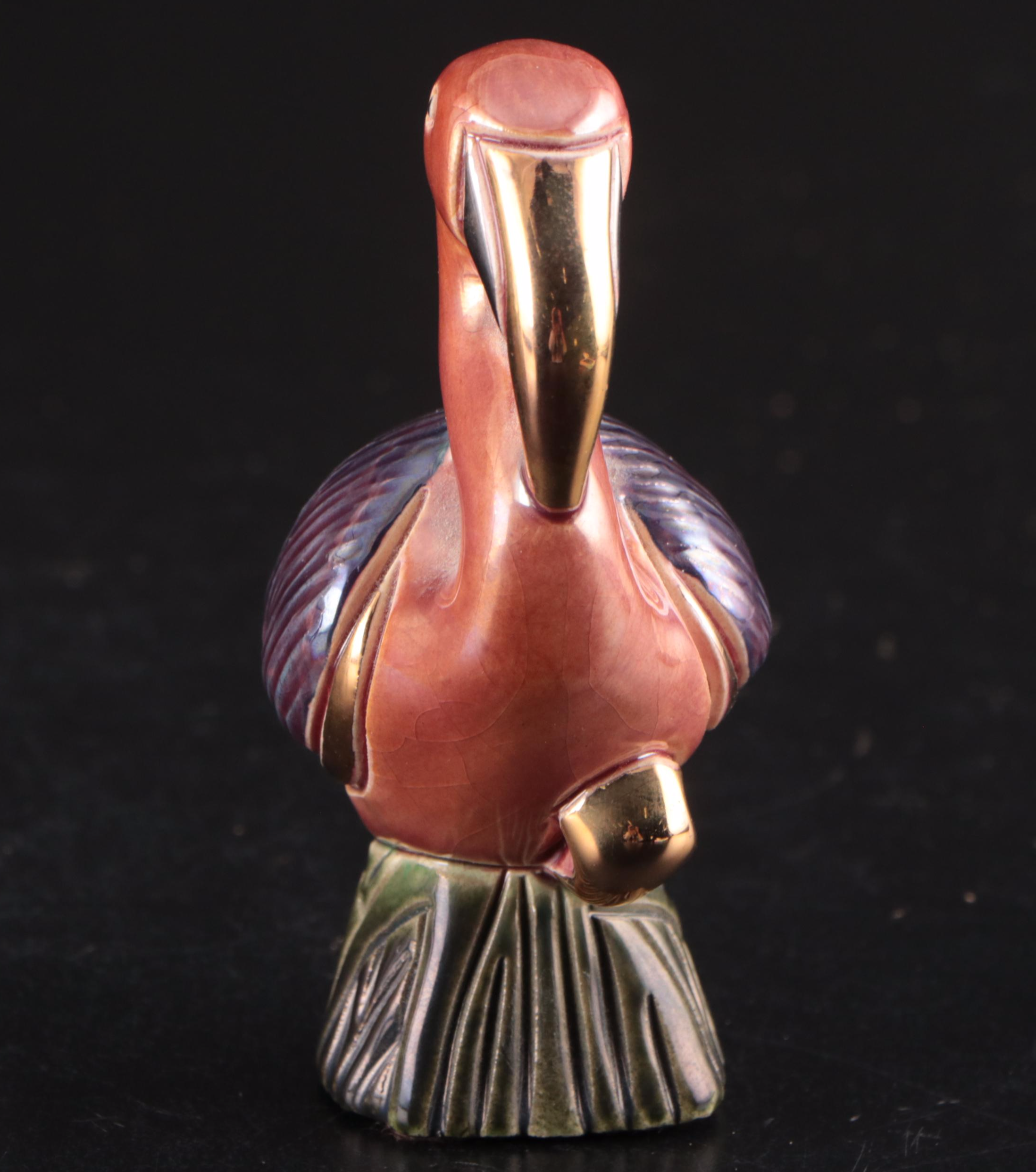 Hoosier Glass Vase with Old Fashioned Glasses and Figurines