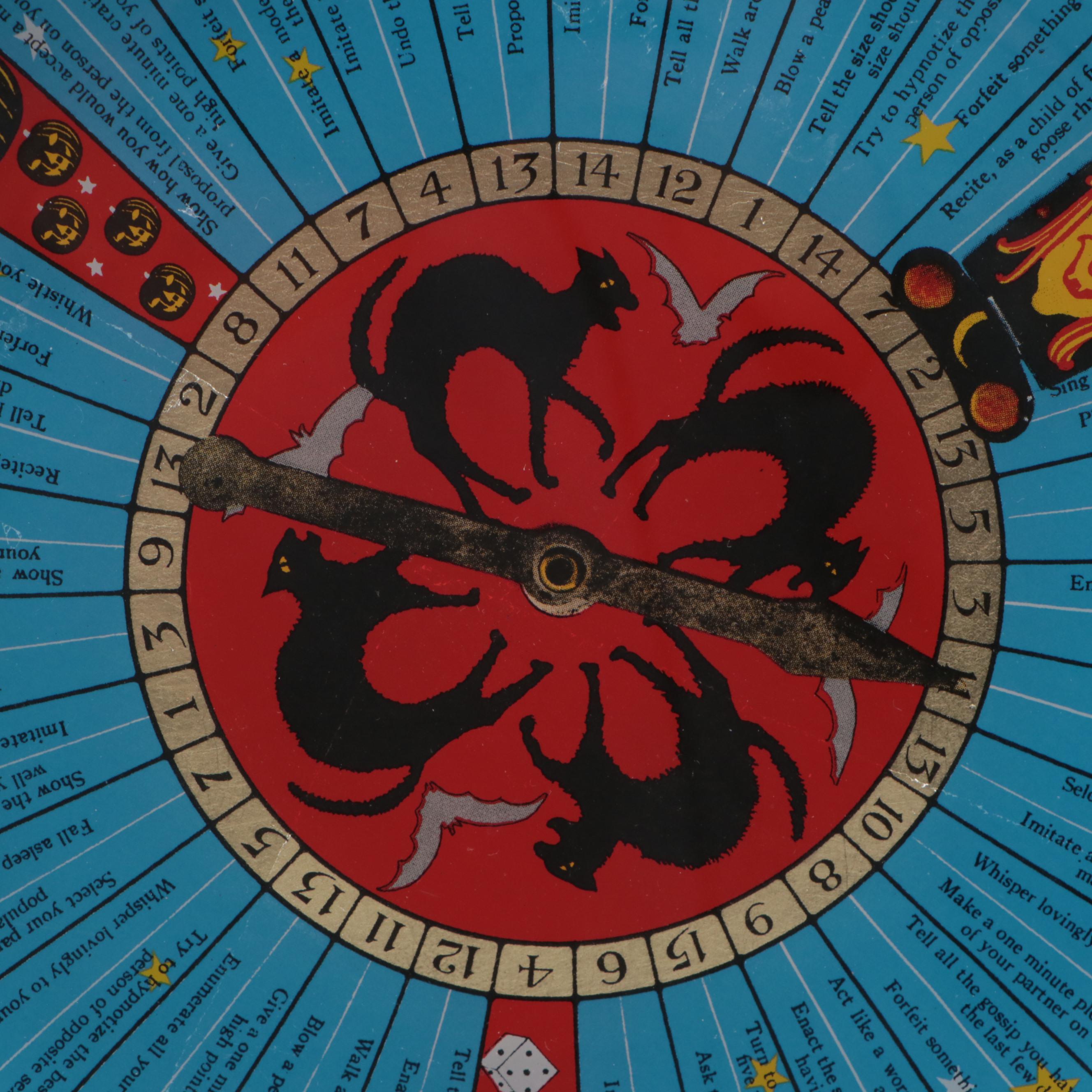 Decorative Glass Fortune Teller and Checkerboard Plates