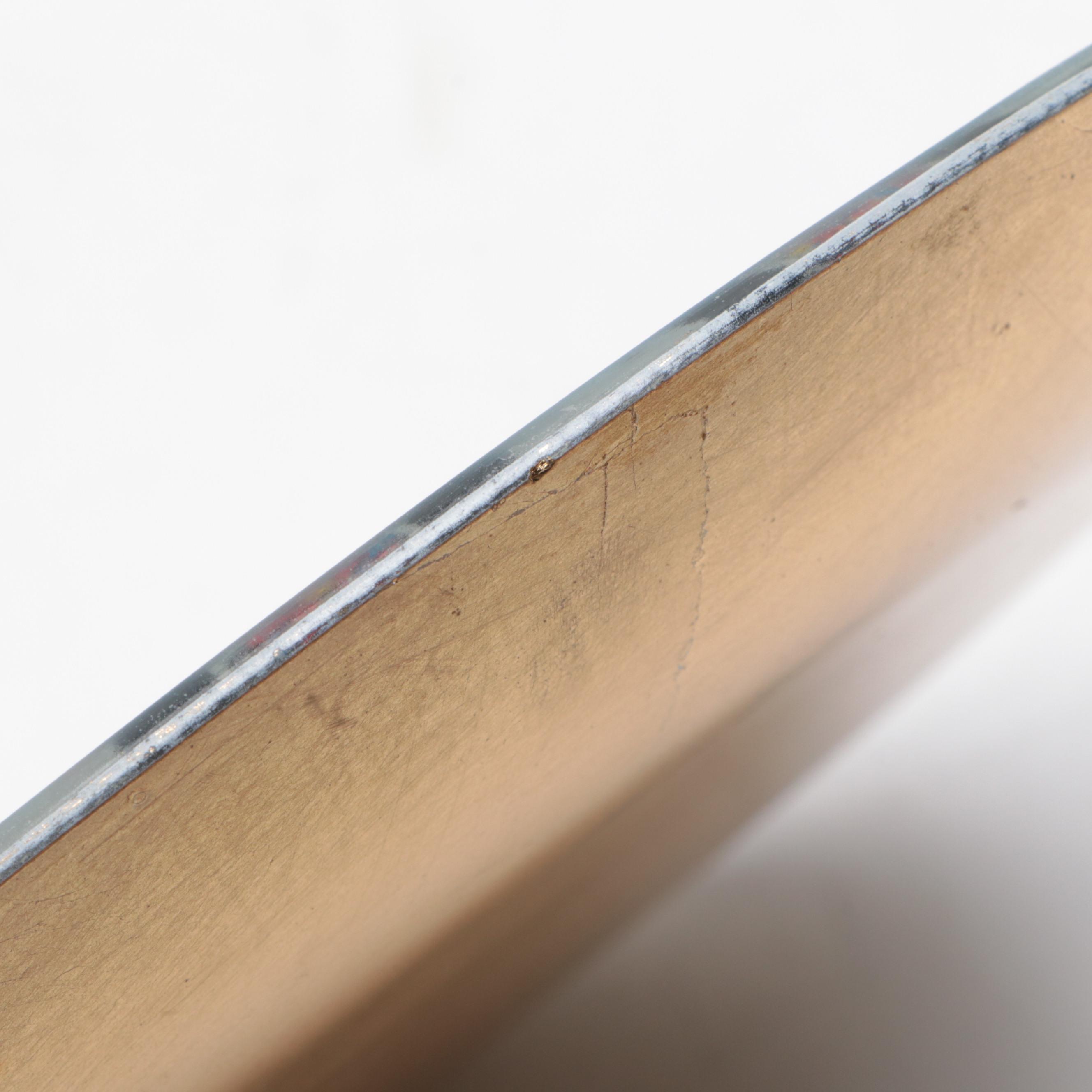 Decorative Glass Fortune Teller and Checkerboard Plates