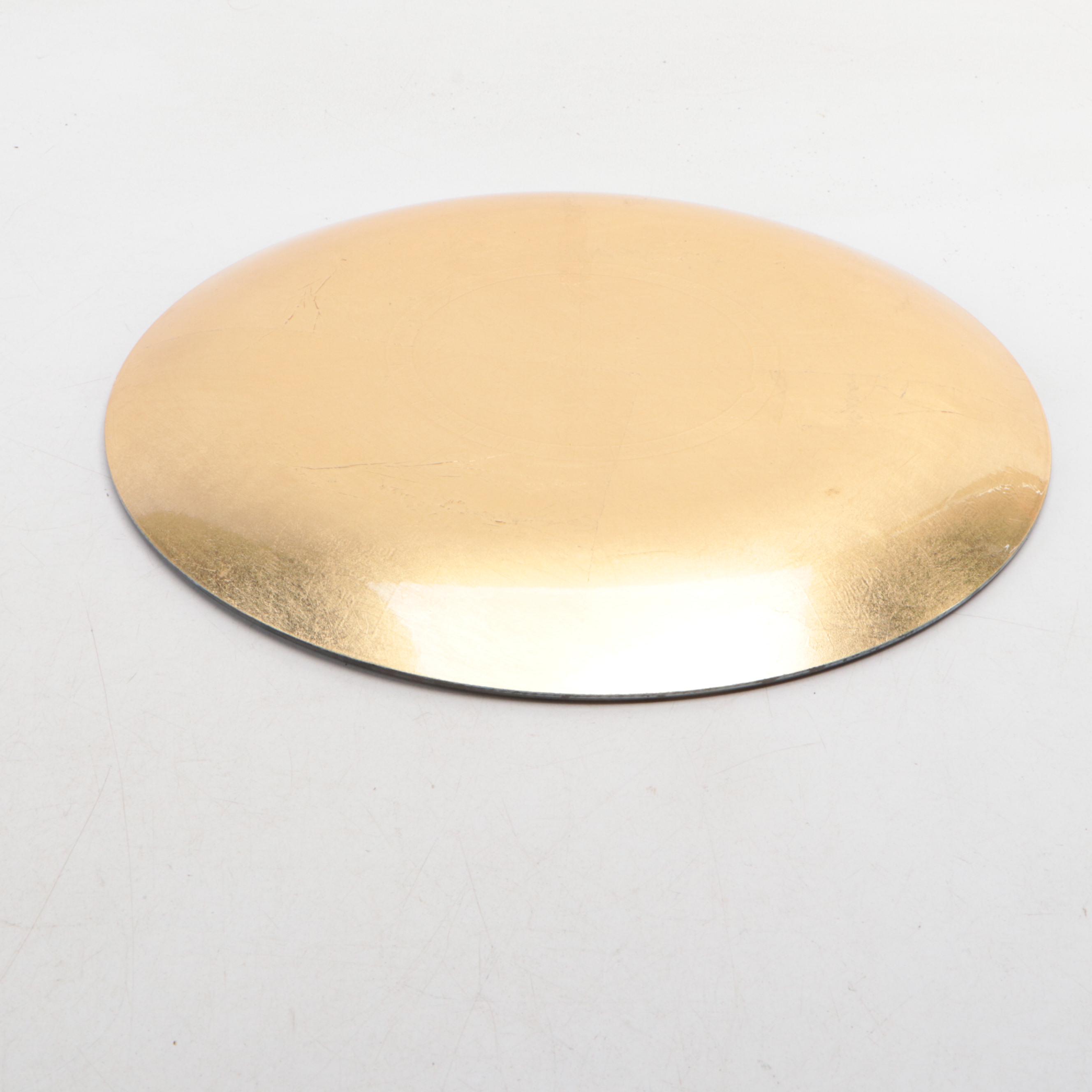 Decorative Glass Fortune Teller and Checkerboard Plates