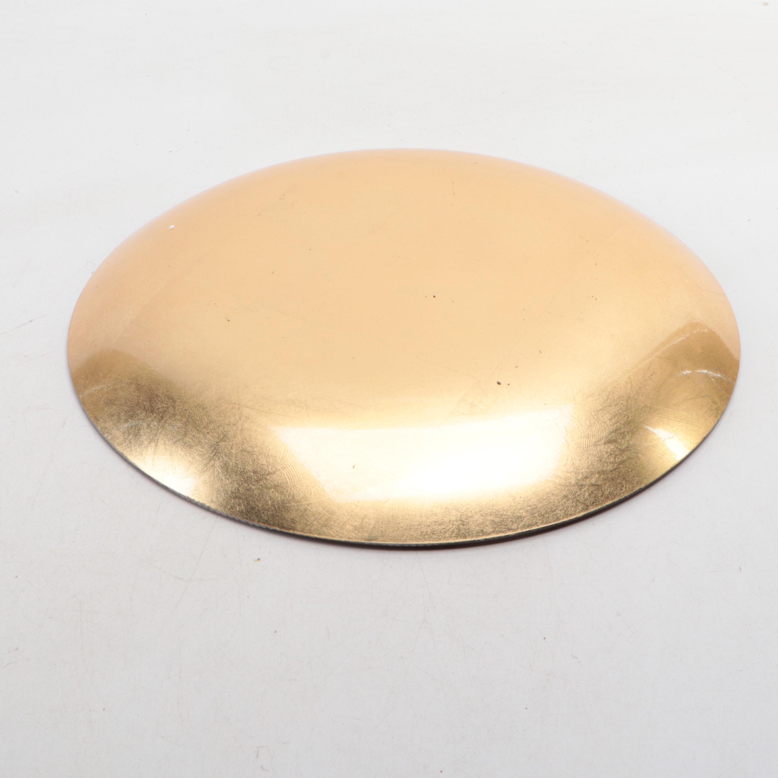 Decorative Glass Fortune Teller and Checkerboard Plates