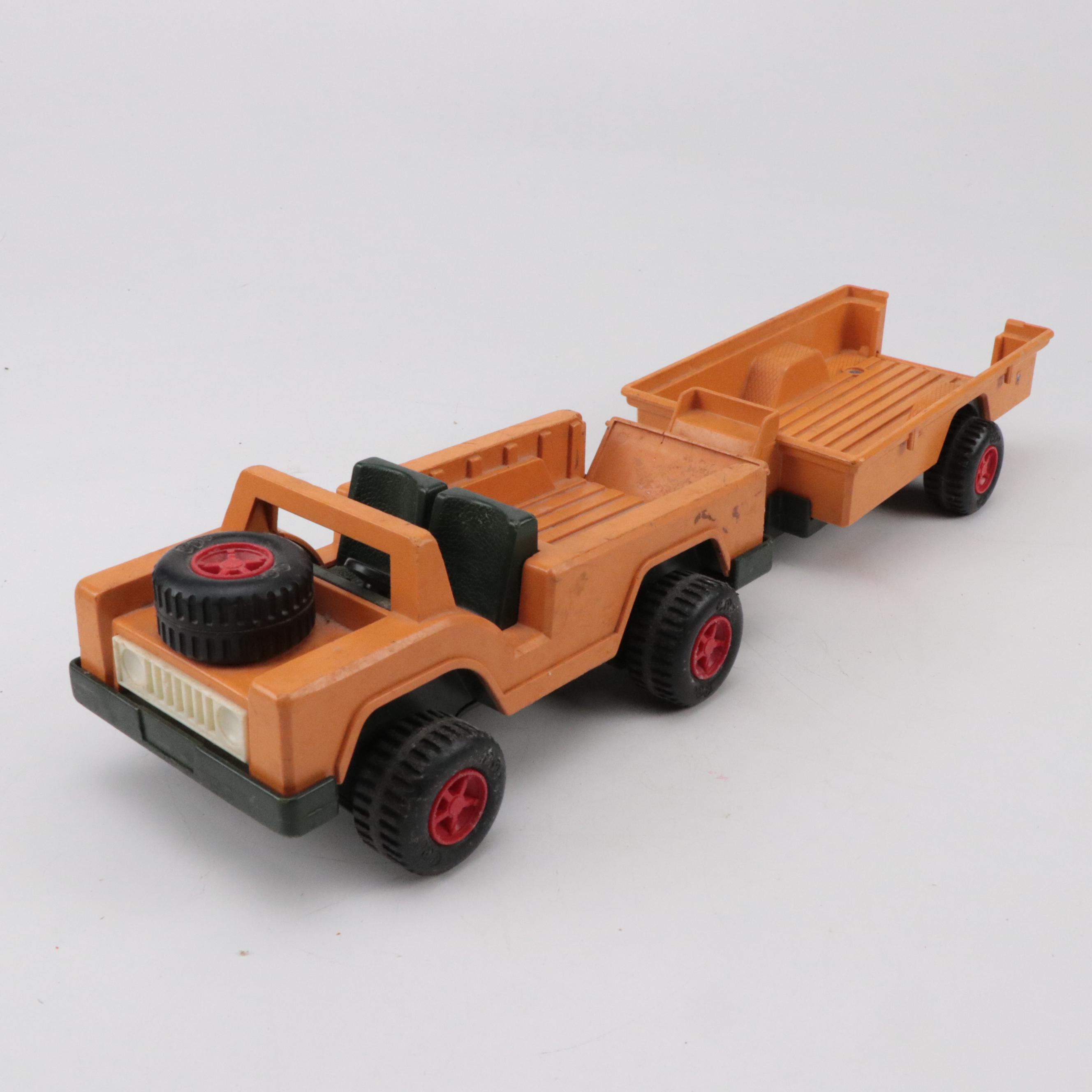 Coca-Cola Novelty Table Lamp with Buddy L, Coca-Cola Train Cars, More