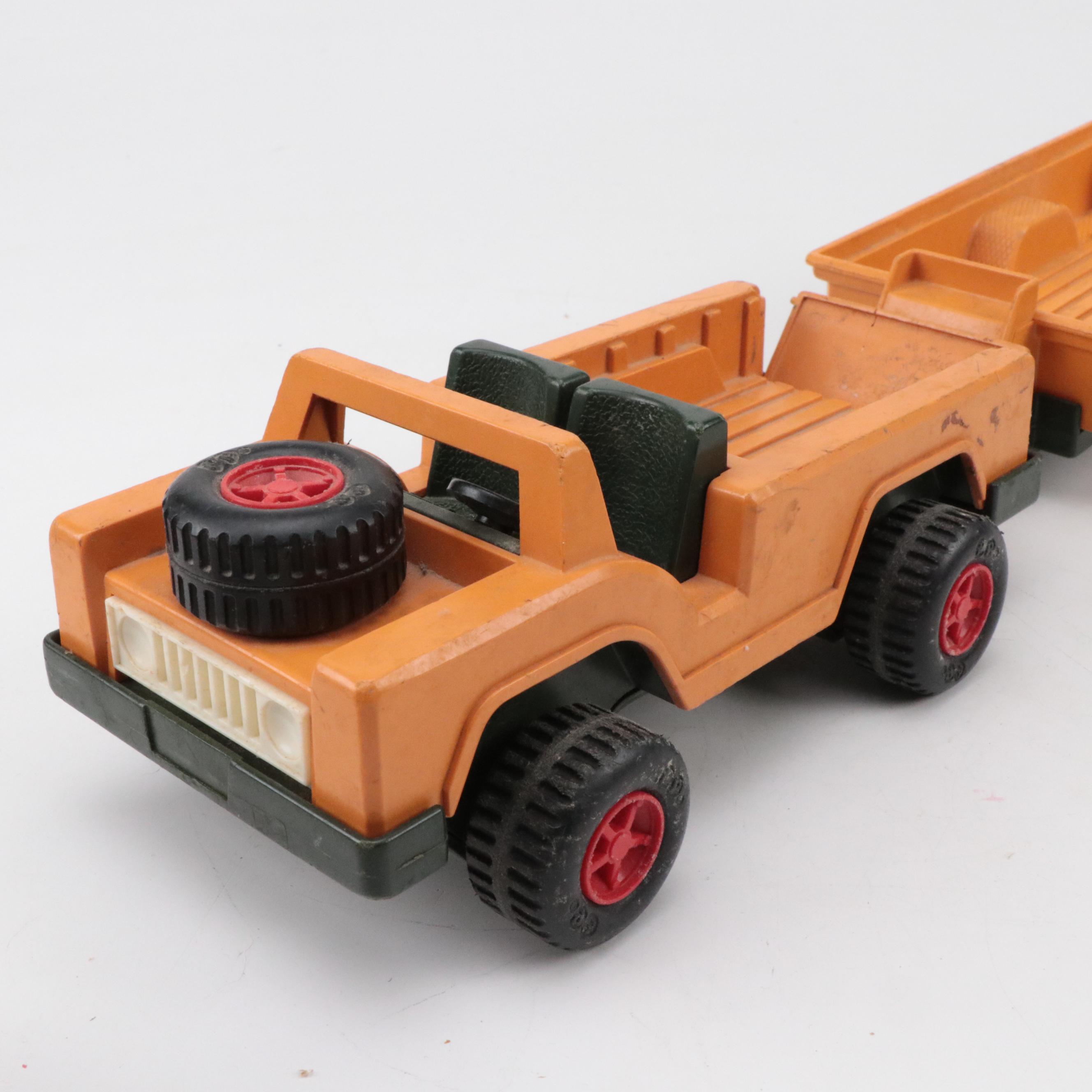 Coca-Cola Novelty Table Lamp with Buddy L, Coca-Cola Train Cars, More