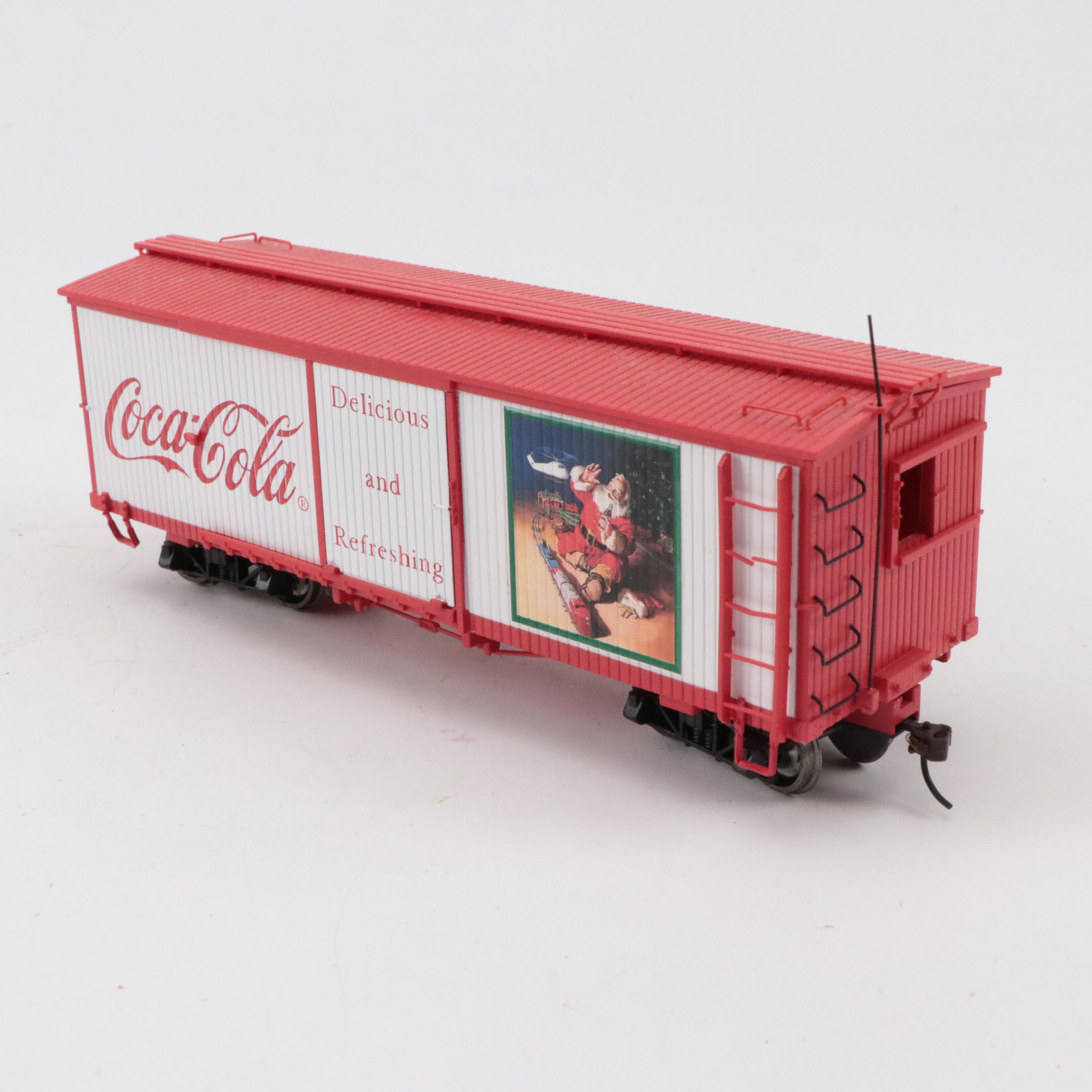 Coca-Cola Novelty Table Lamp with Buddy L, Coca-Cola Train Cars, More