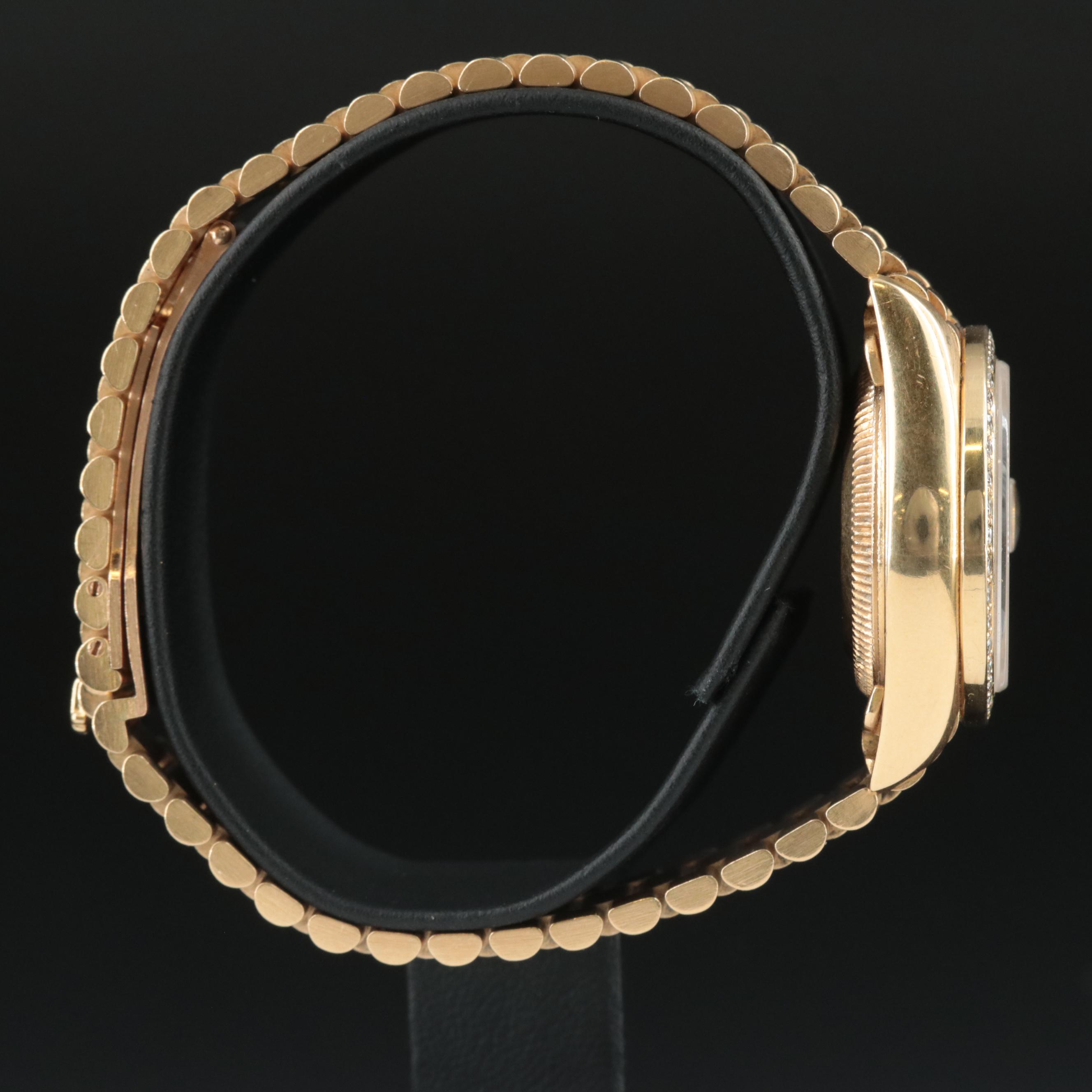 1990 Rolex Custom Diamond Dial and Bezel Datejust Watch