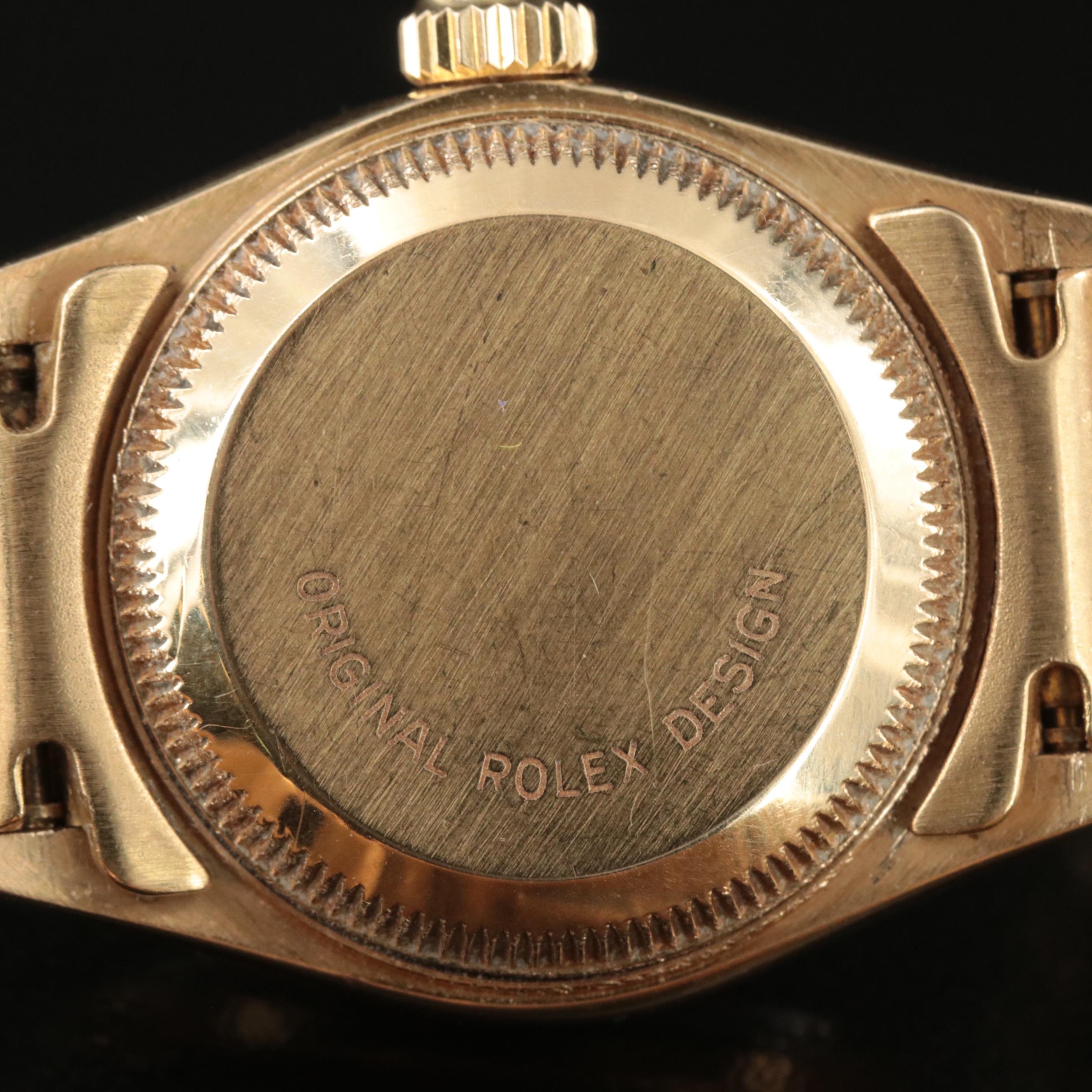 1990 Rolex Custom Diamond Dial and Bezel Datejust Watch