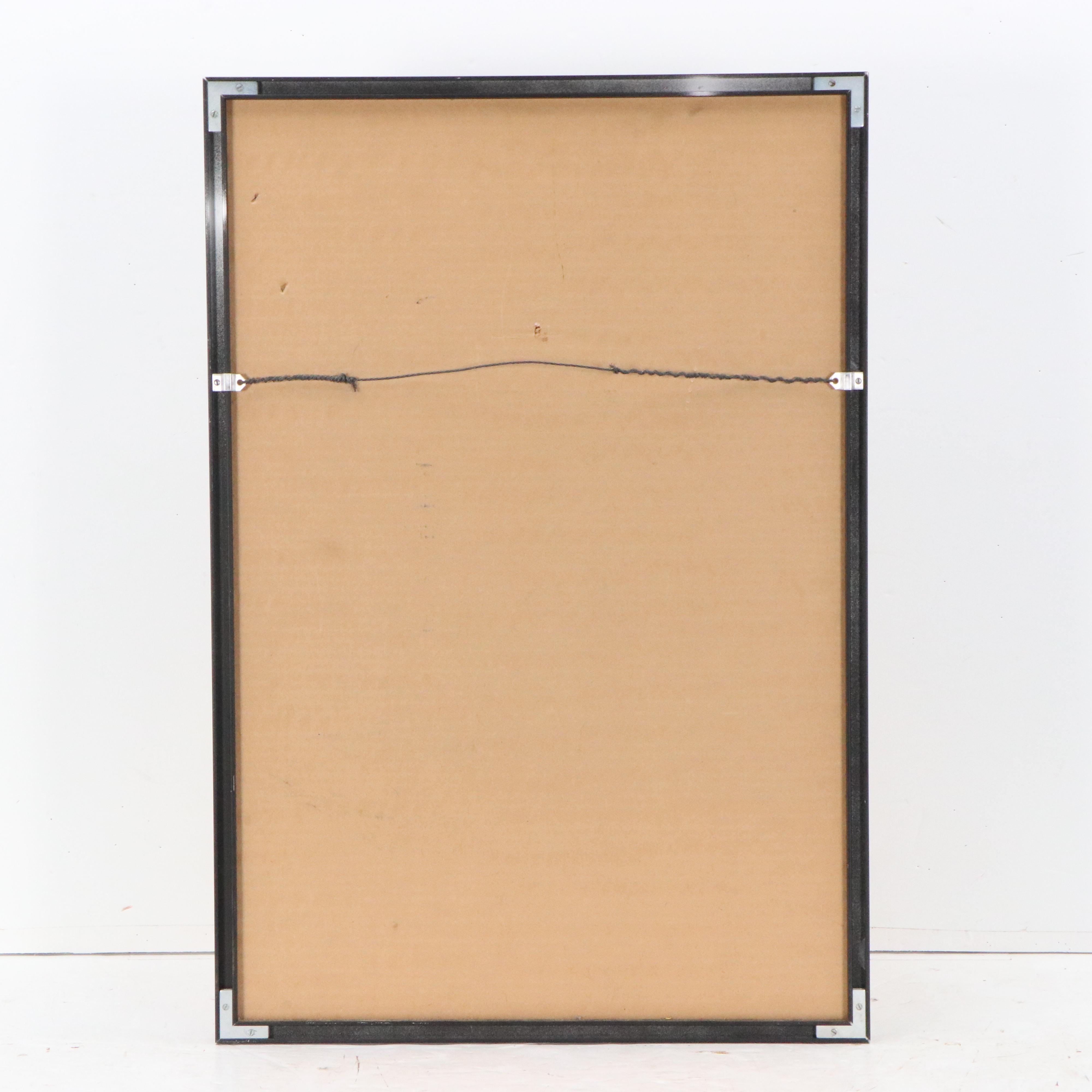 Ed Singer Halftone Gallery Poster, 1979