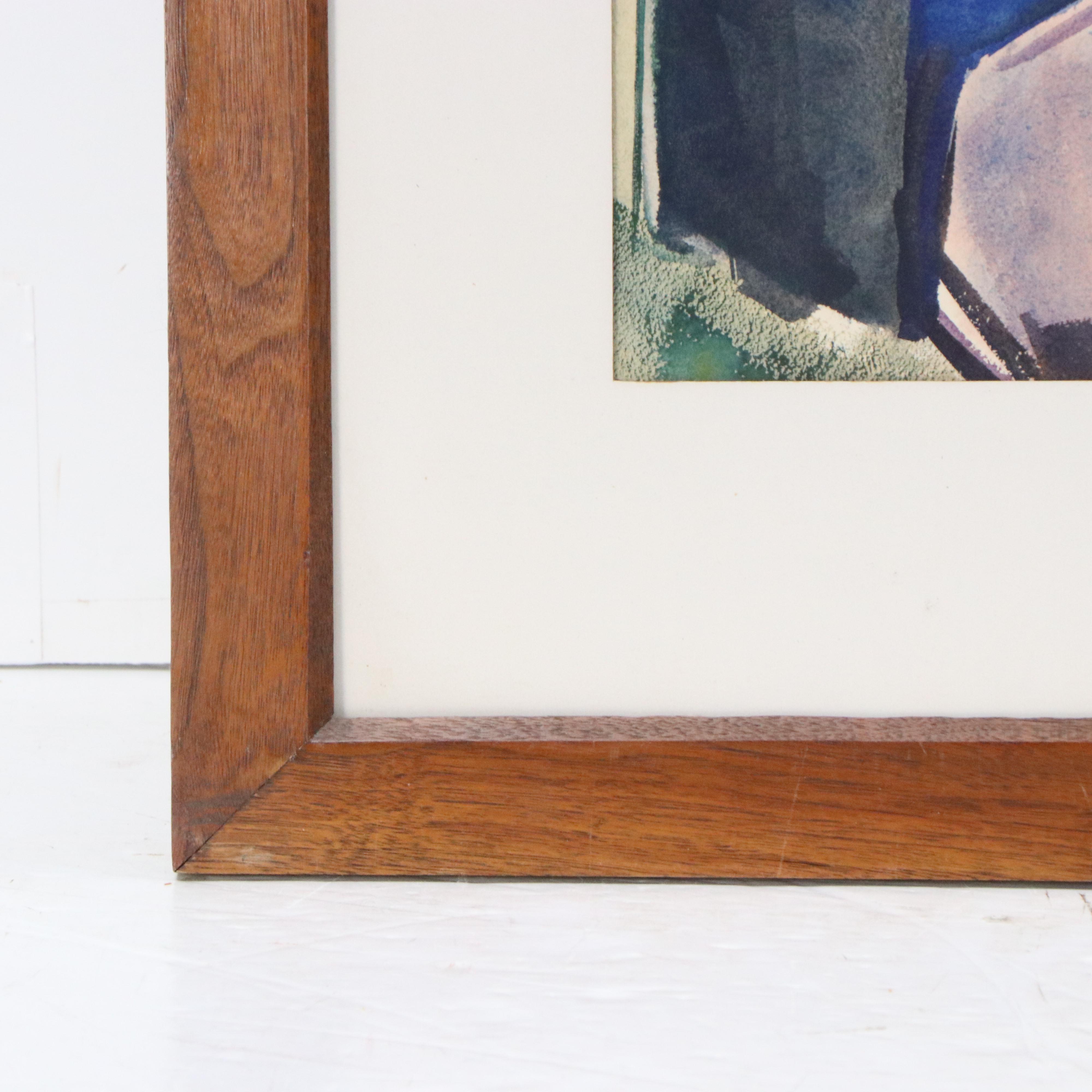 Patton Still Life Watercolor of Flower Pots