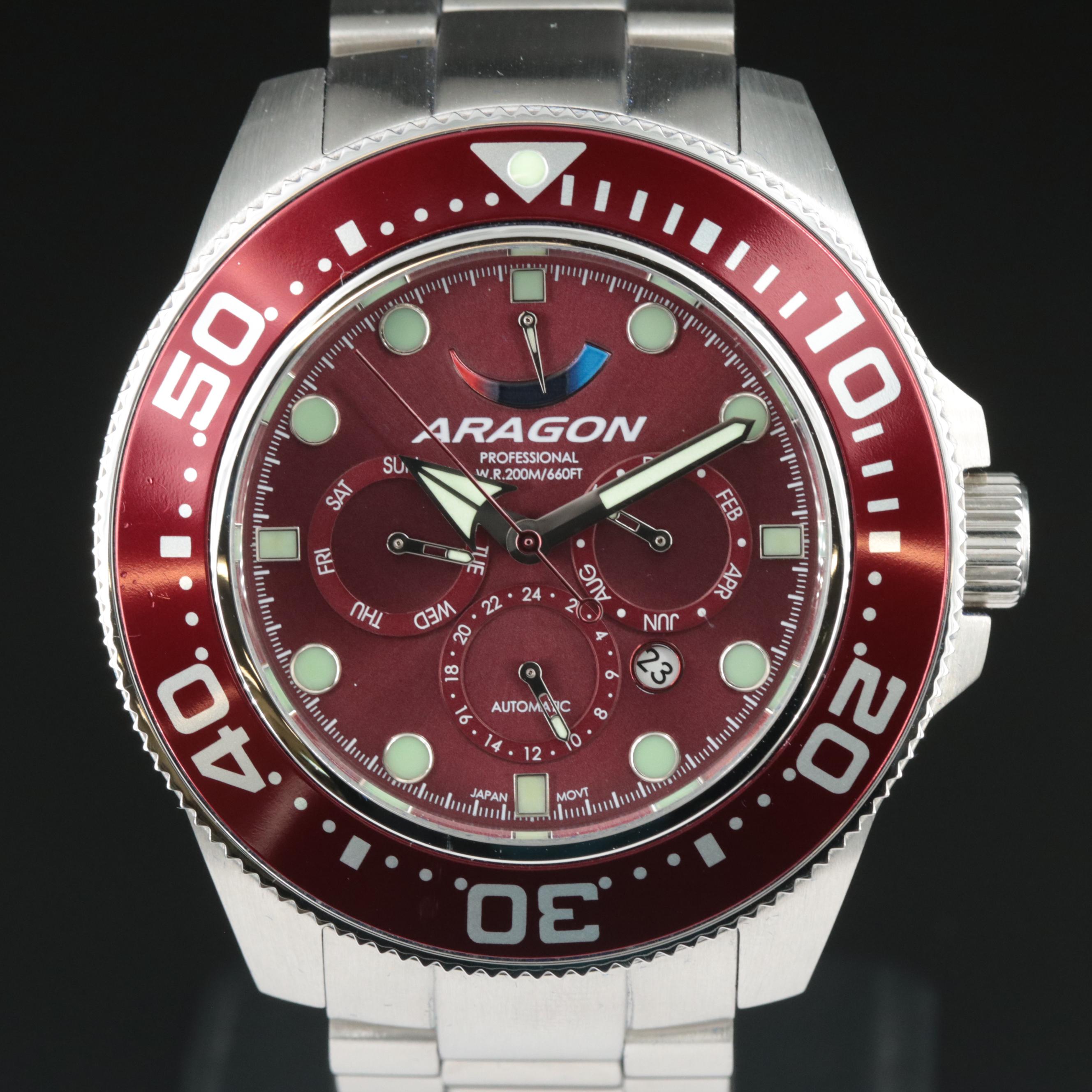 Aragon Divemaster AO51 Steel Automatic Watch