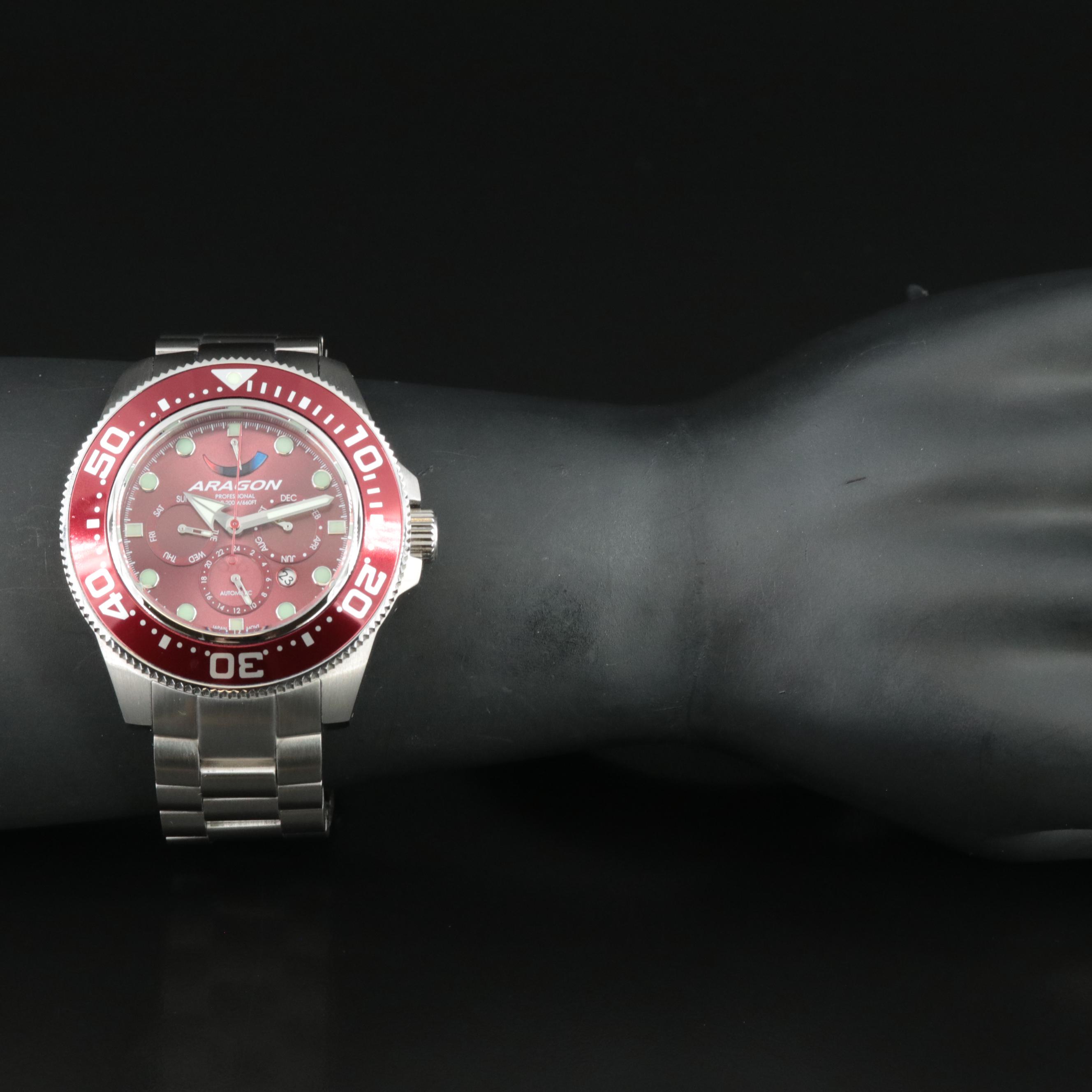 Aragon Divemaster AO51 Steel Automatic Watch