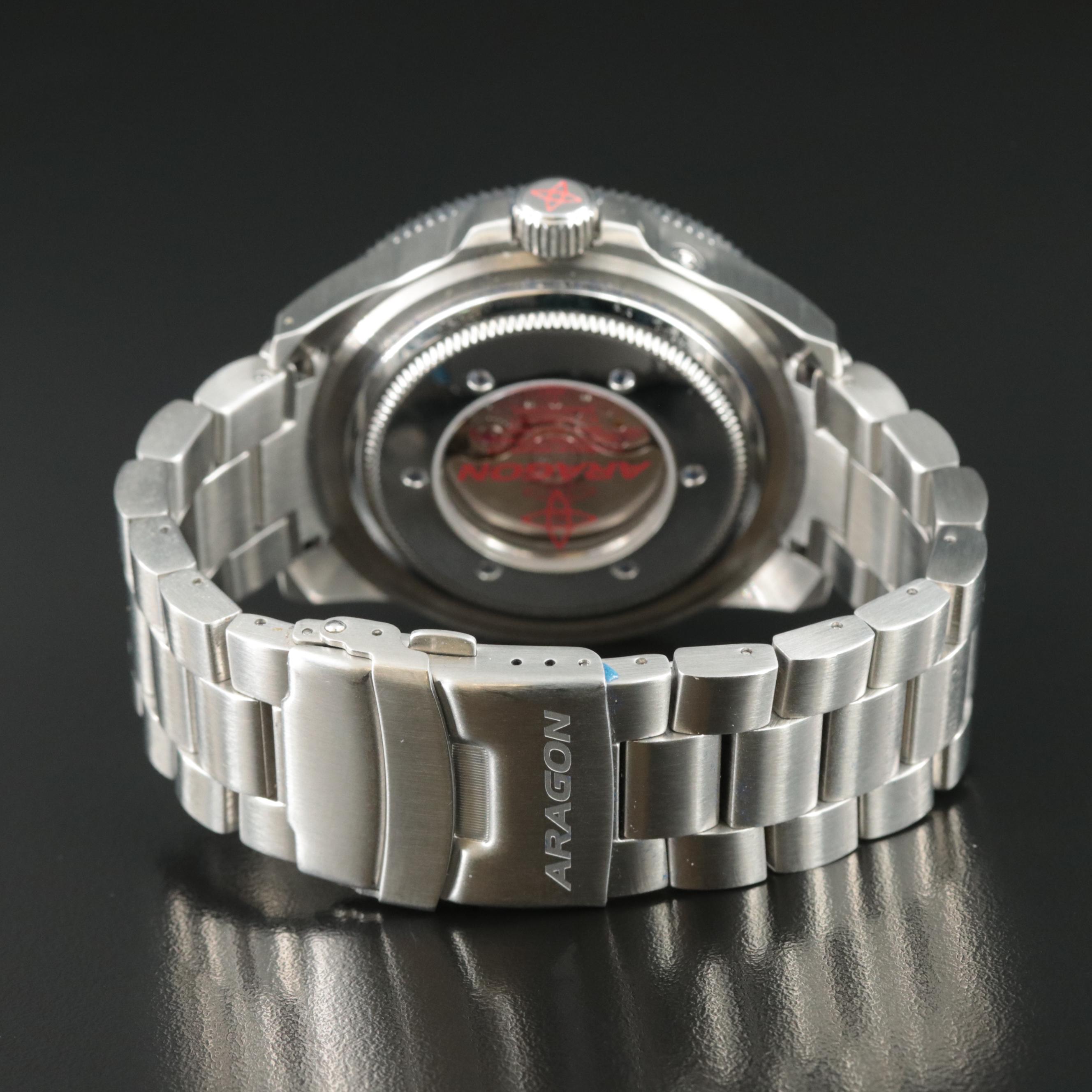 Aragon Divemaster AO51 Steel Automatic Watch