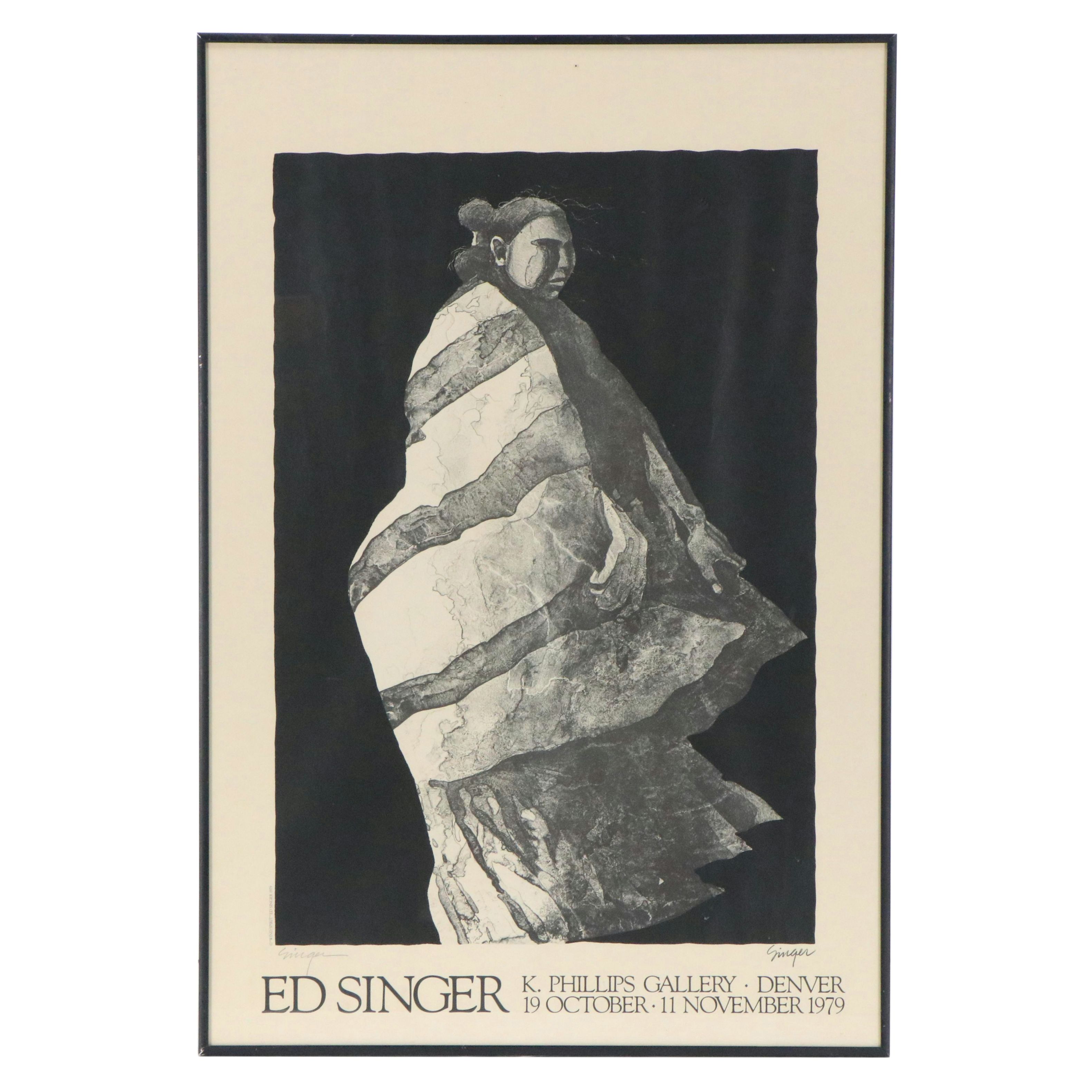 Ed Singer Halftone Gallery Poster, 1979