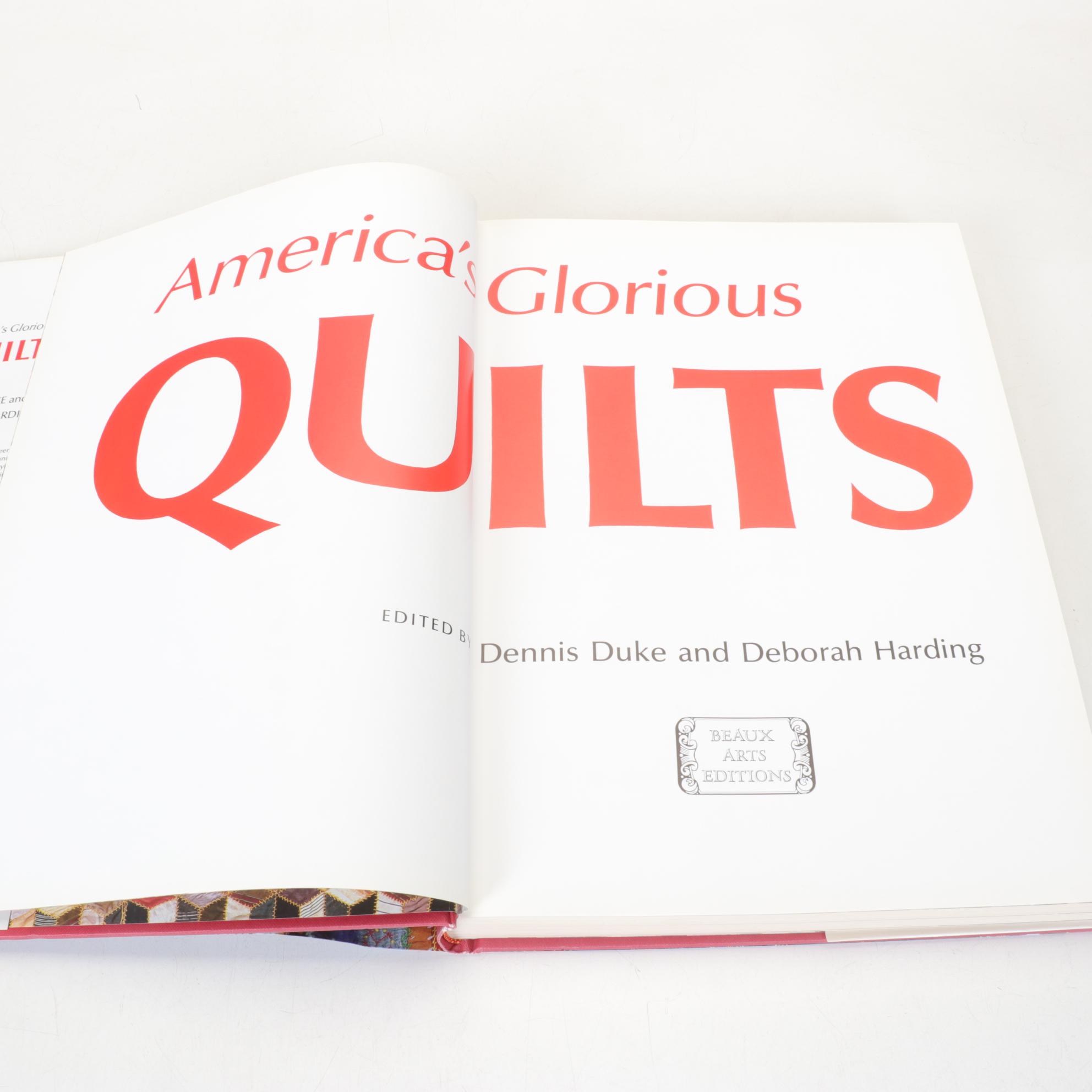 "America's Glorious Quilts" by Dennis Duke and Deborah Harding and Other Books