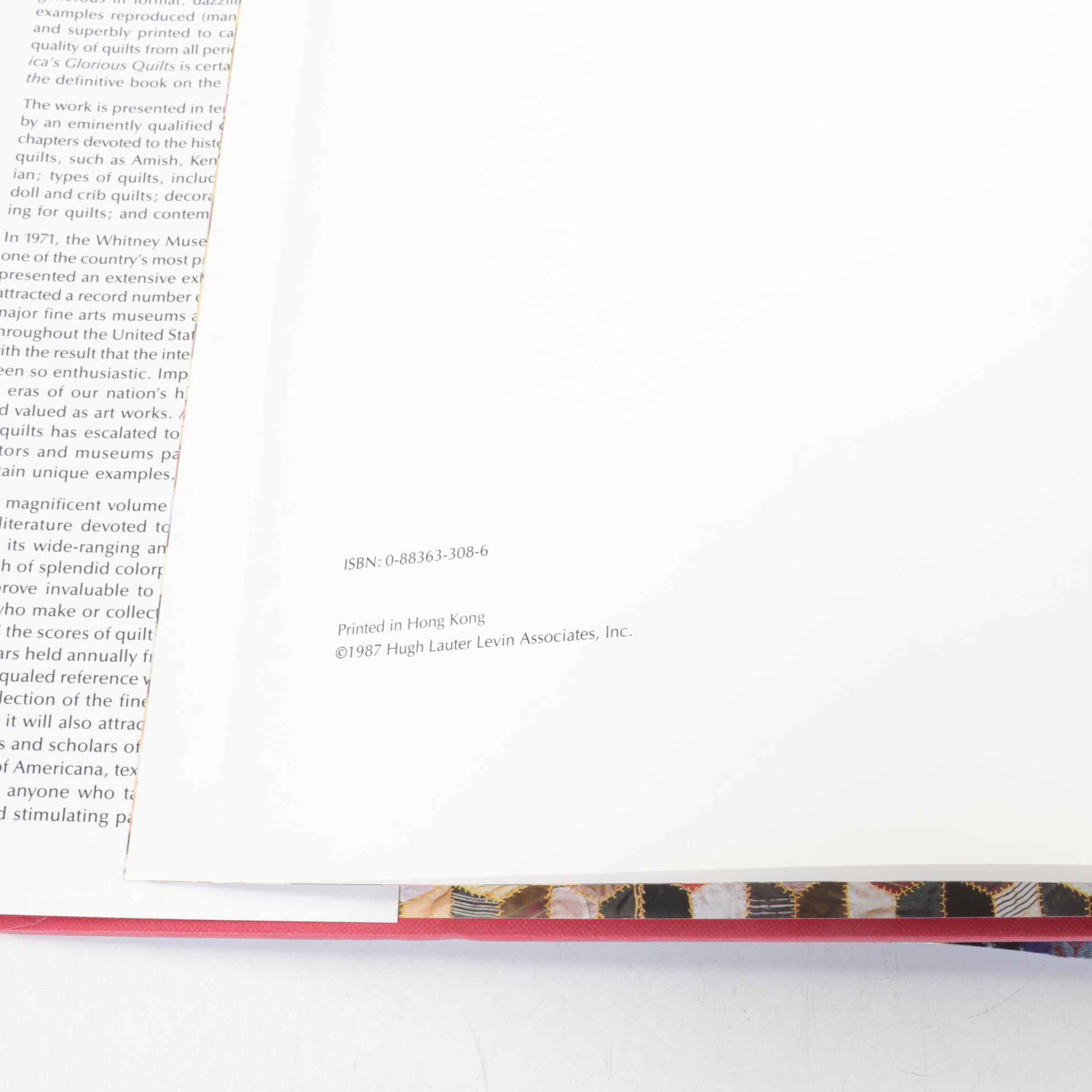 "America's Glorious Quilts" by Dennis Duke and Deborah Harding and Other Books