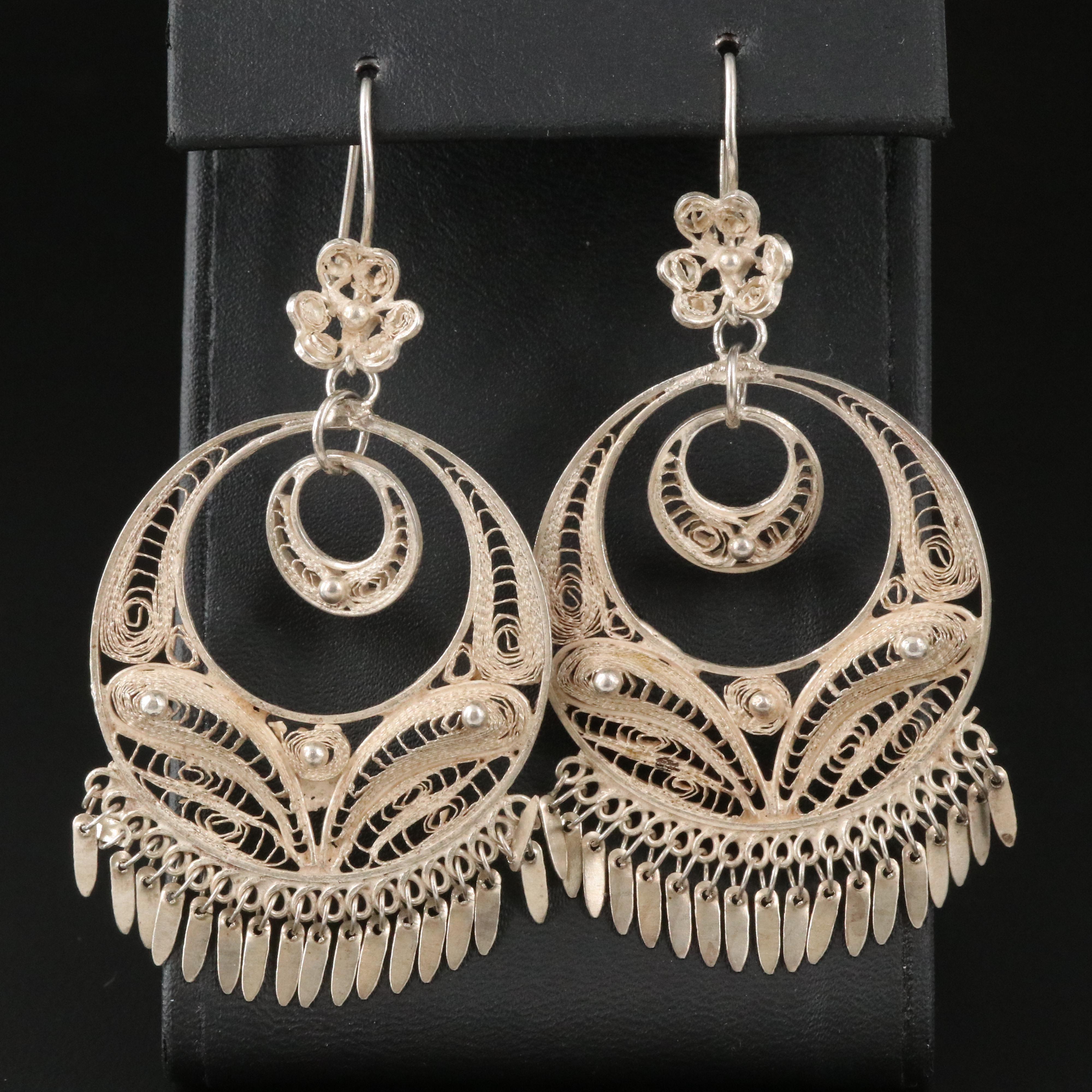 Sterling Filigree Earrings