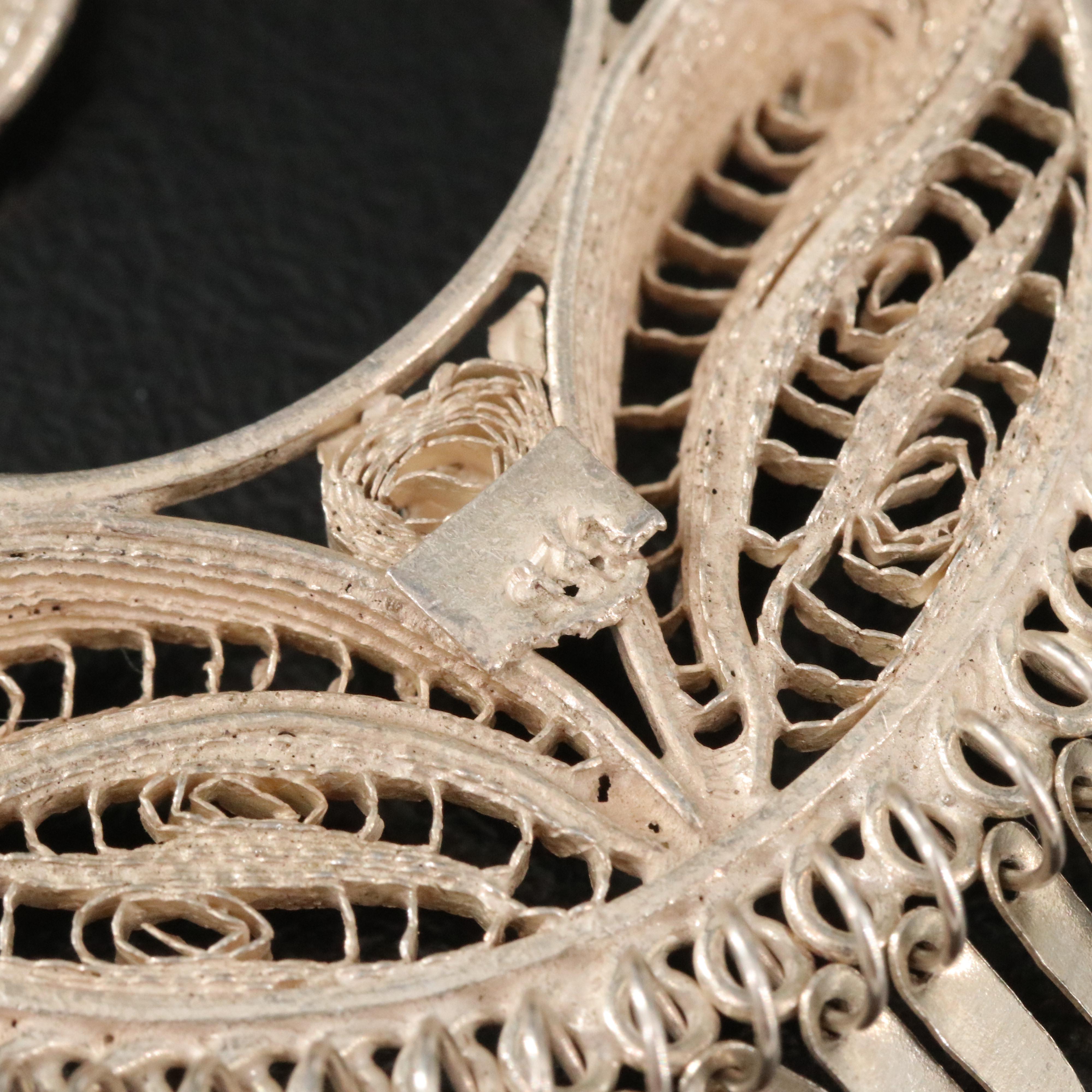 Sterling Filigree Earrings