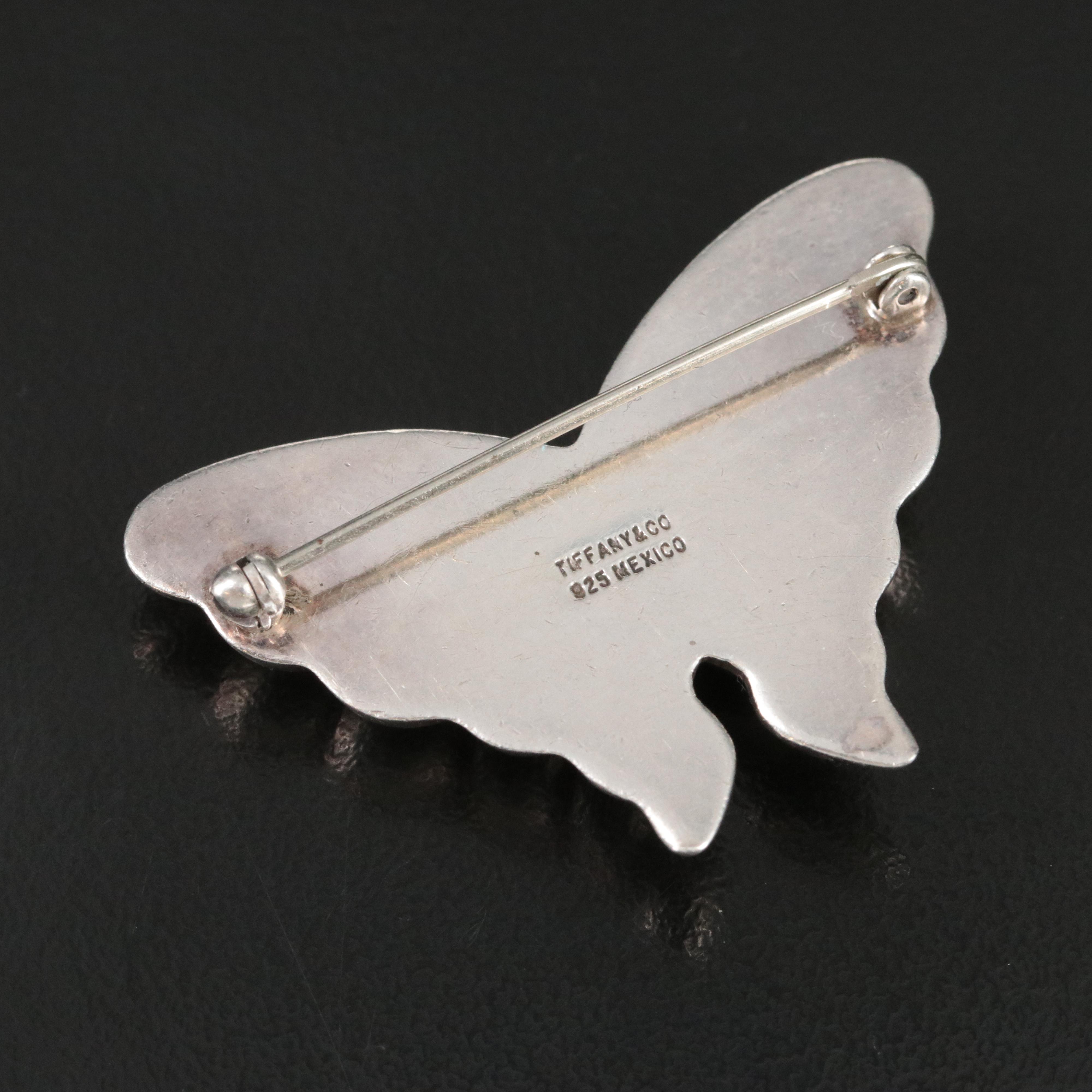 Tiffany & Co. Mexican Sterling Butterfly Brooch