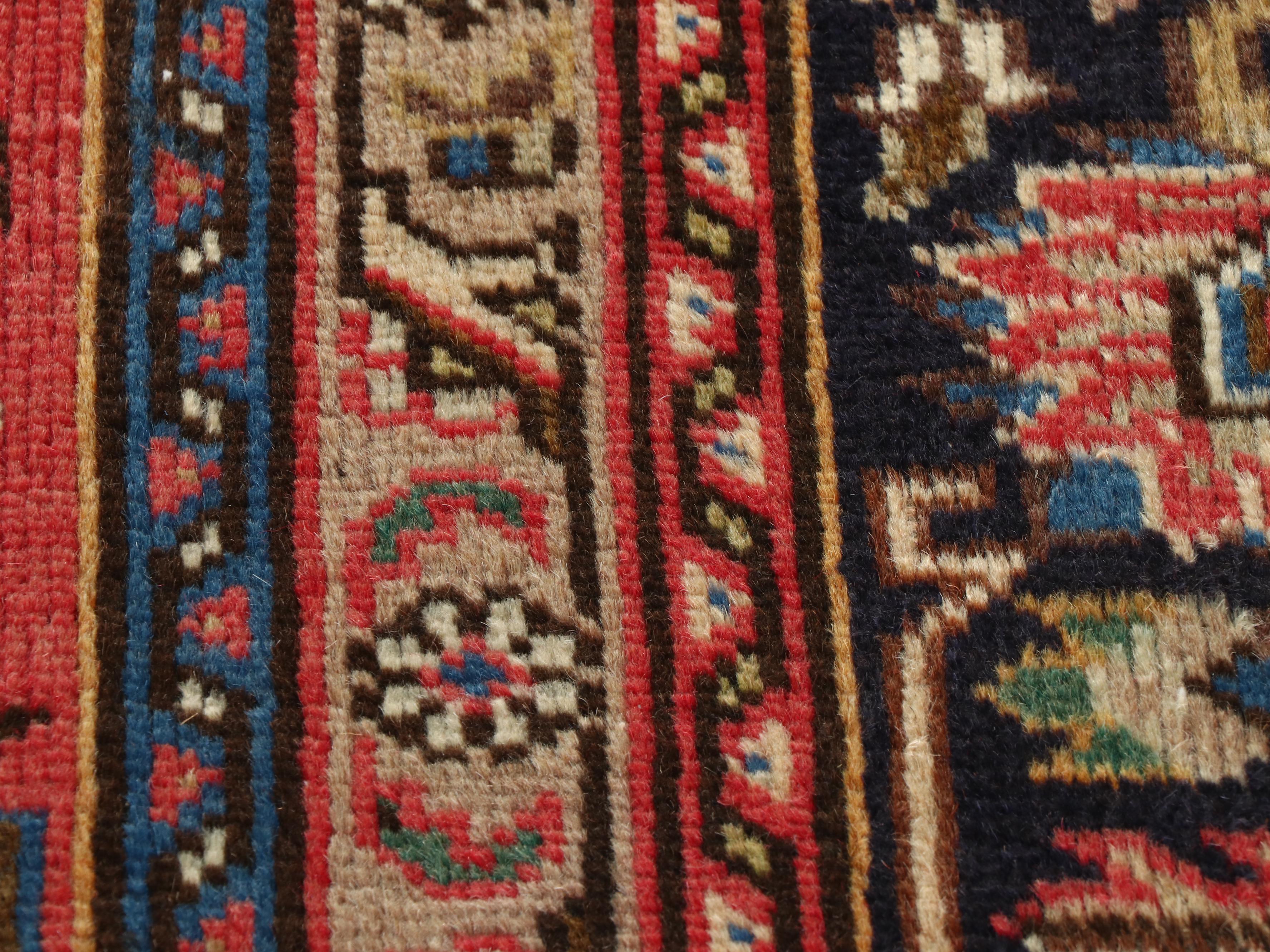 9'6 x 12'6 Hand-Knotted Persian Heriz Room-Sized Rug