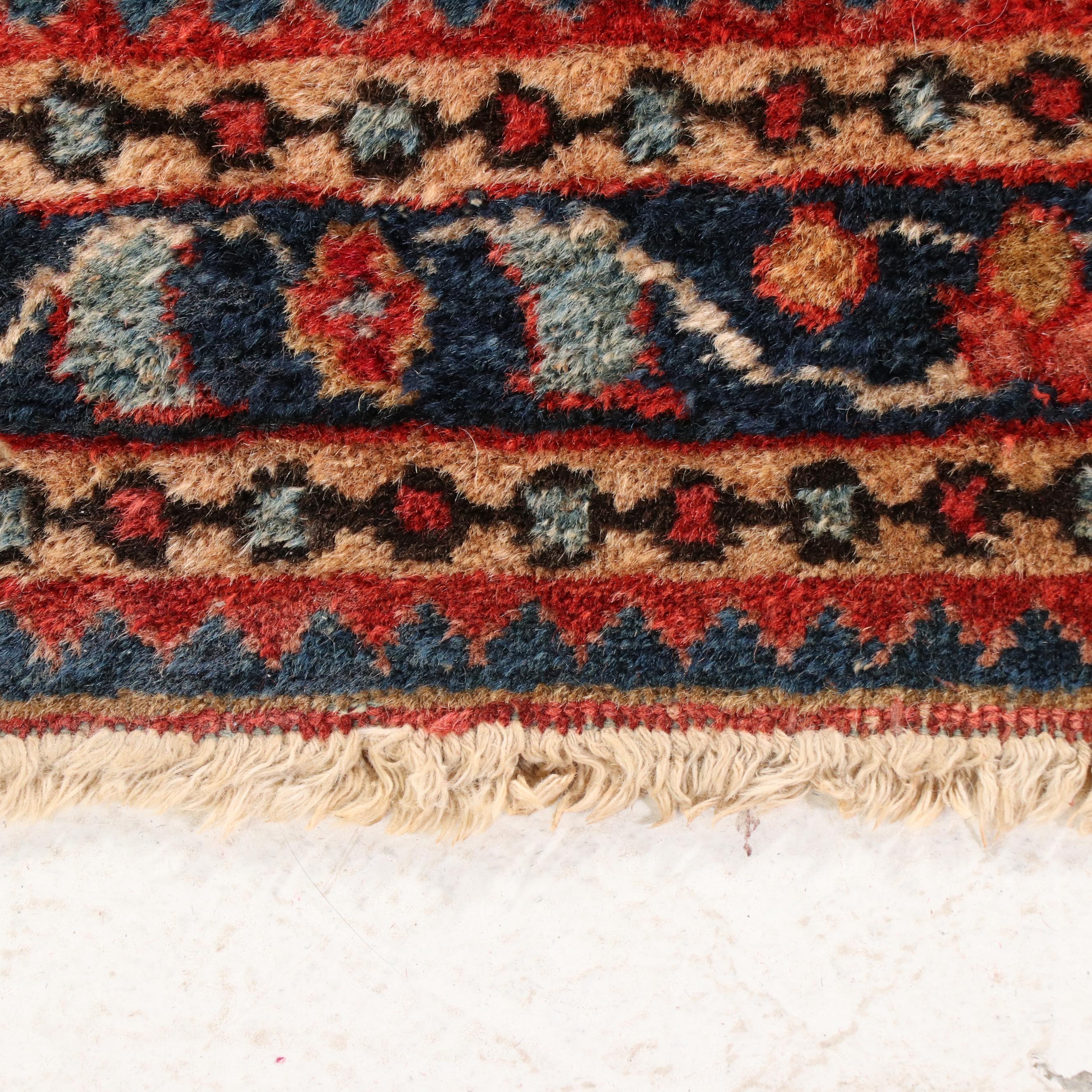 2'8 x 6'6 Hand-Knotted Persian Sarouk Carpet Runner