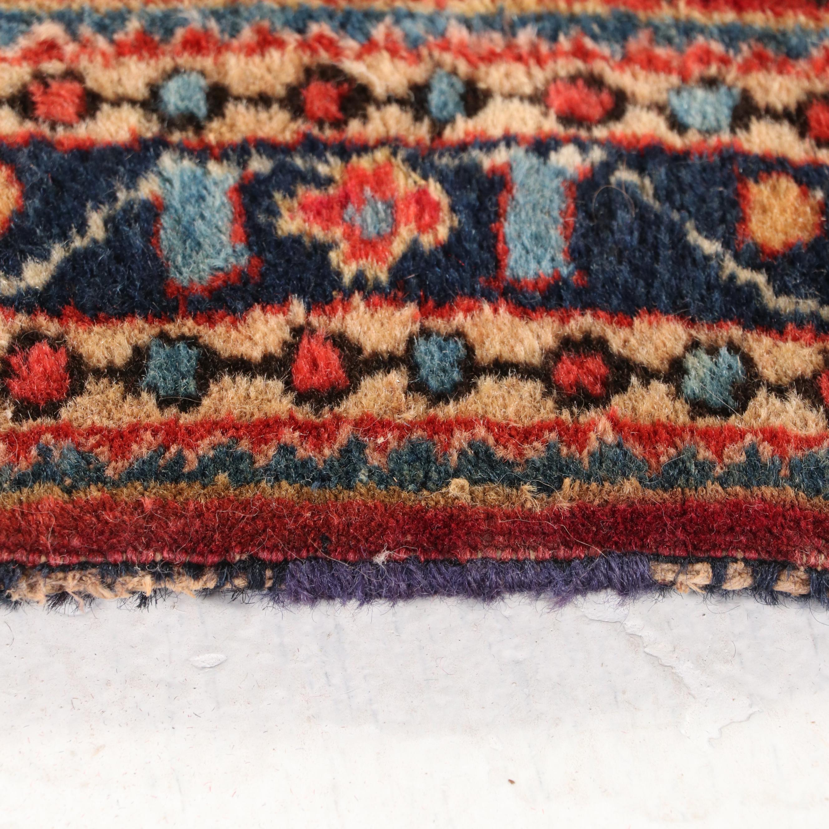 2'8 x 6'6 Hand-Knotted Persian Sarouk Carpet Runner
