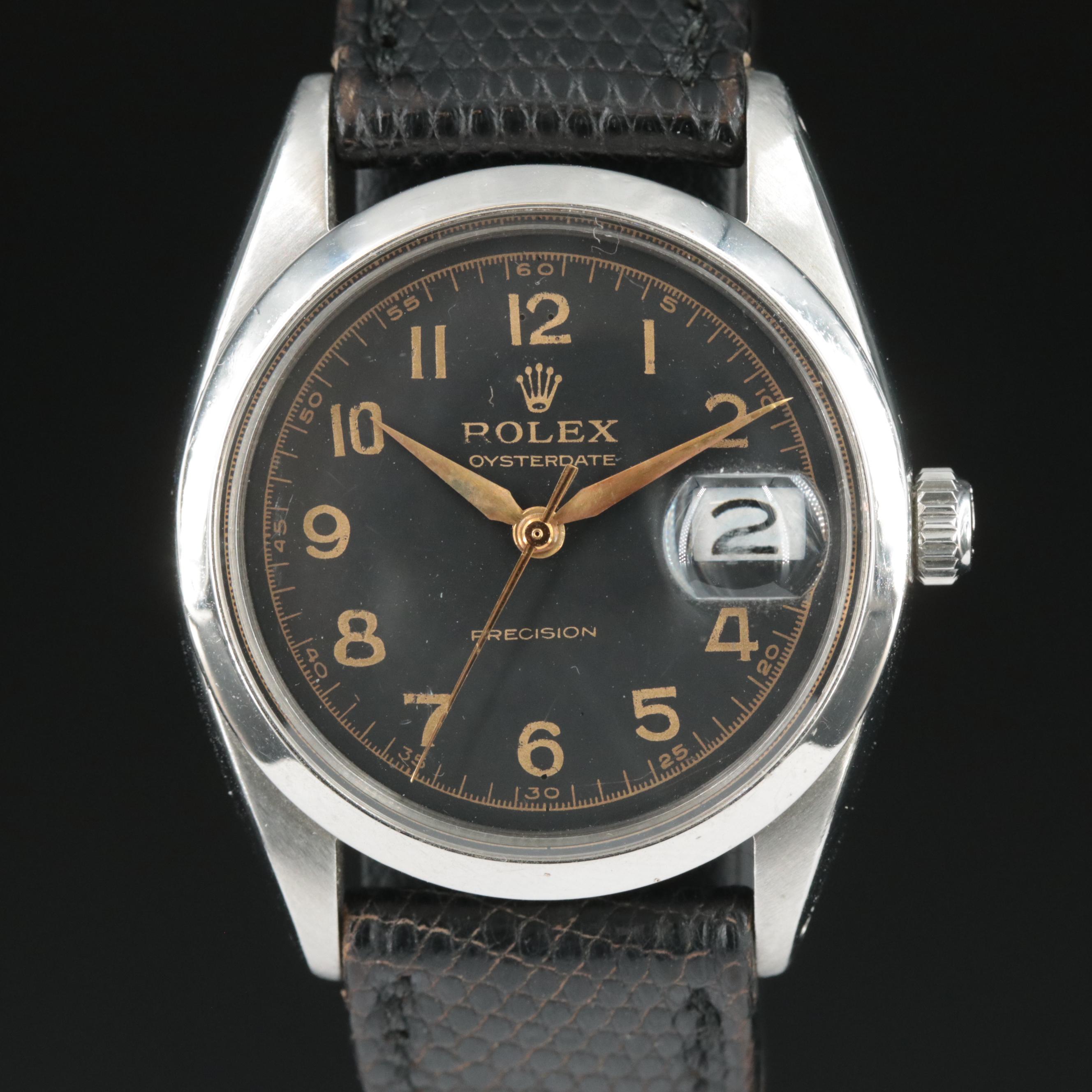 1967 Rolex Oyster Date Precision Stainless Steel Watch