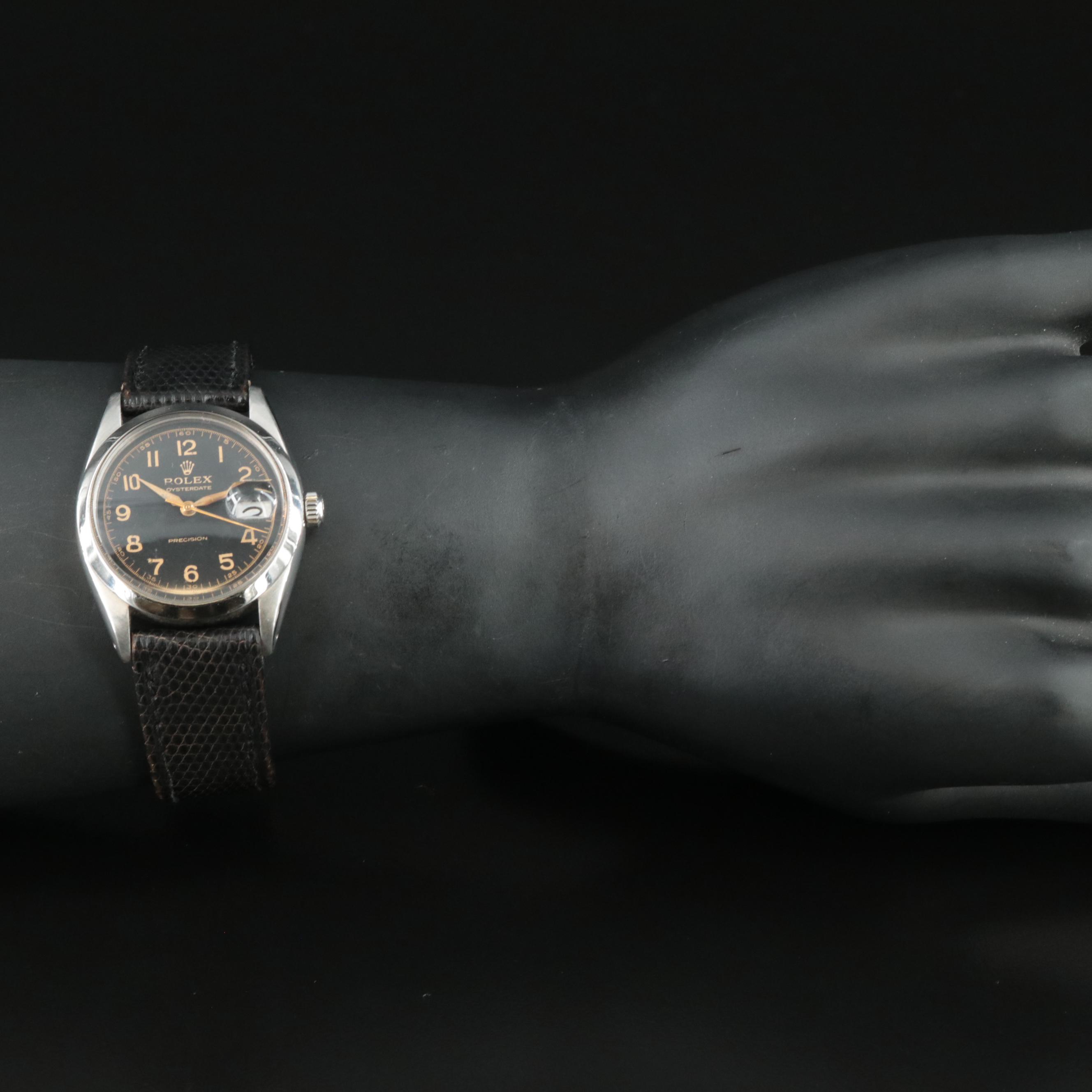 1967 Rolex Oyster Date Precision Stainless Steel Watch