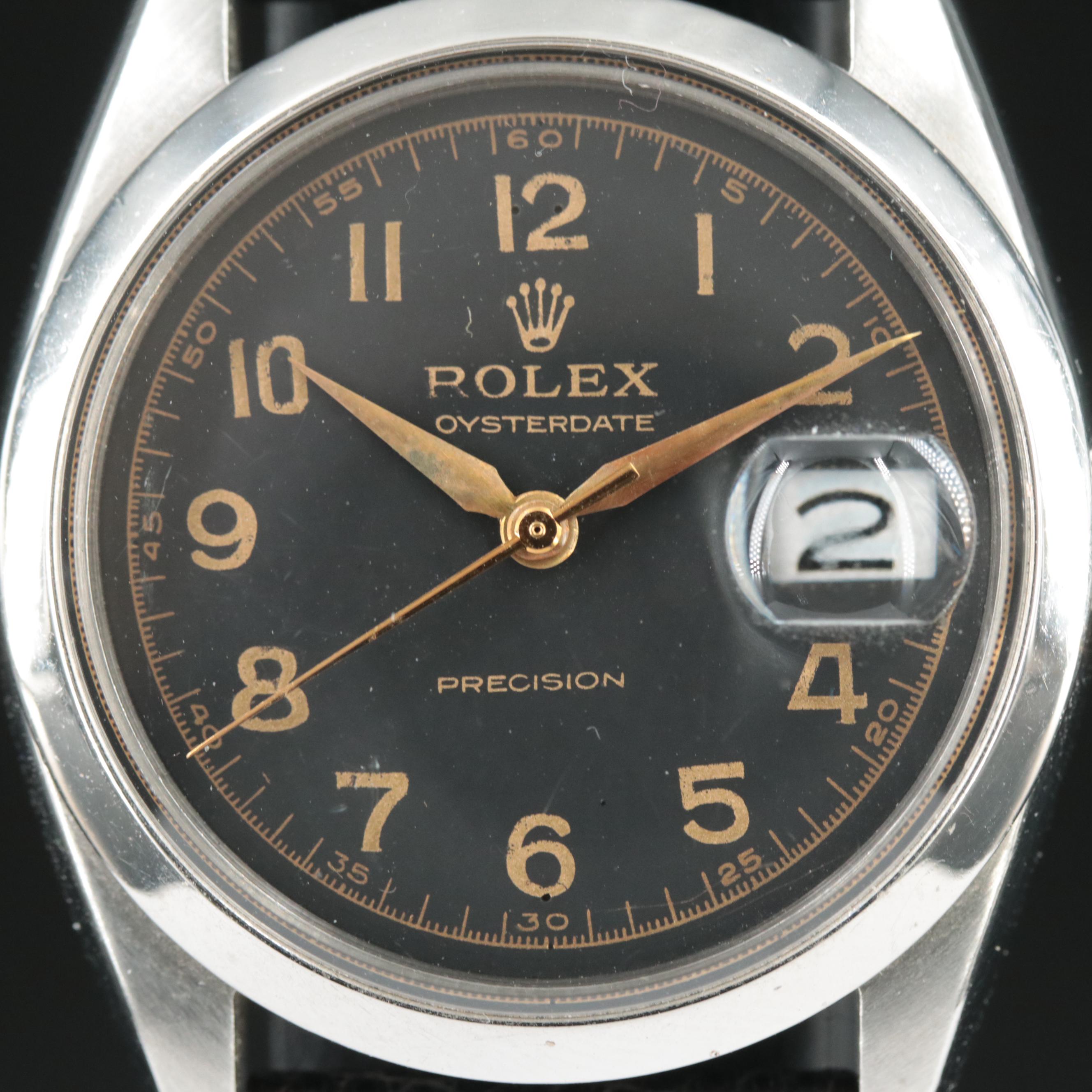 1967 Rolex Oyster Date Precision Stainless Steel Watch