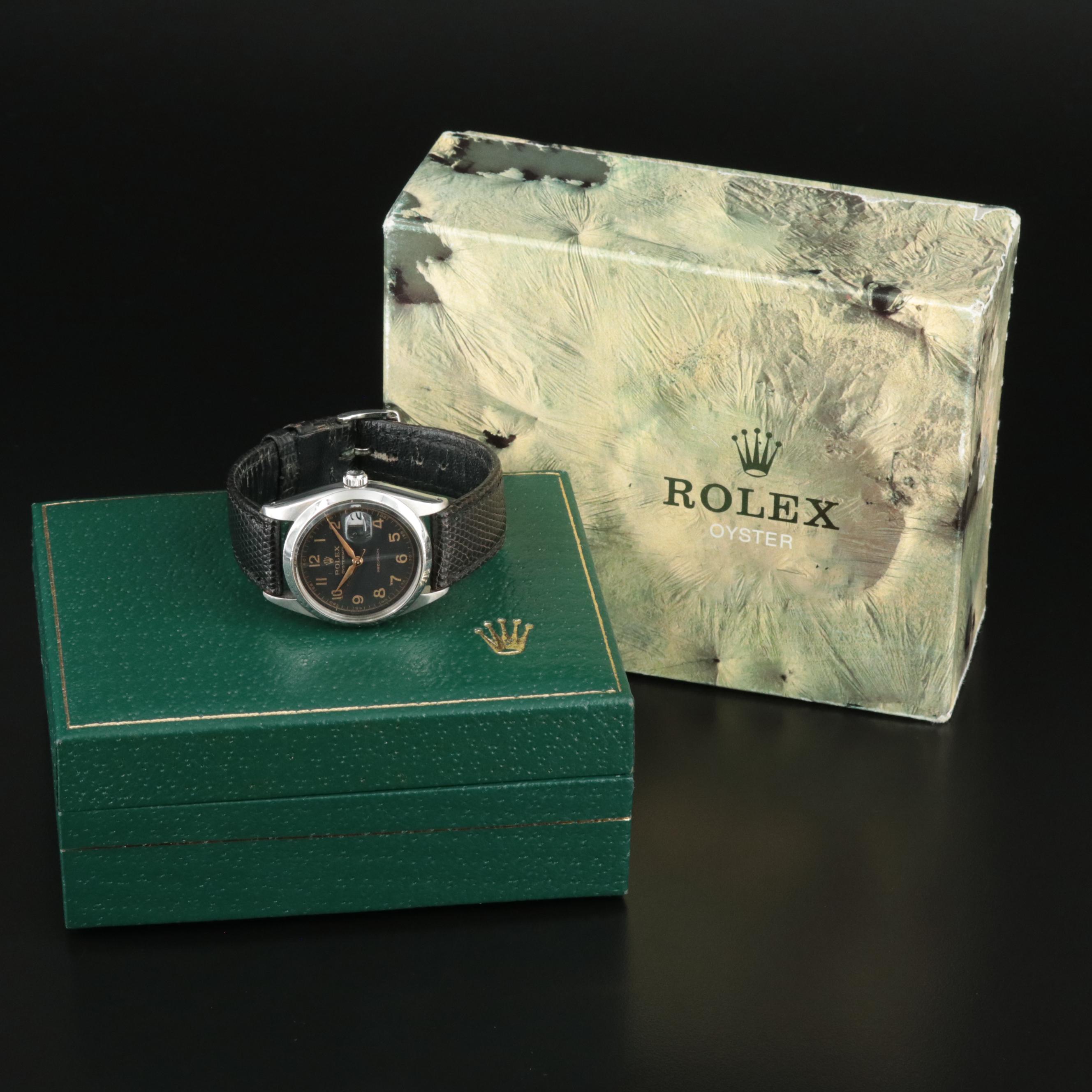 1967 Rolex Oyster Date Precision Stainless Steel Watch