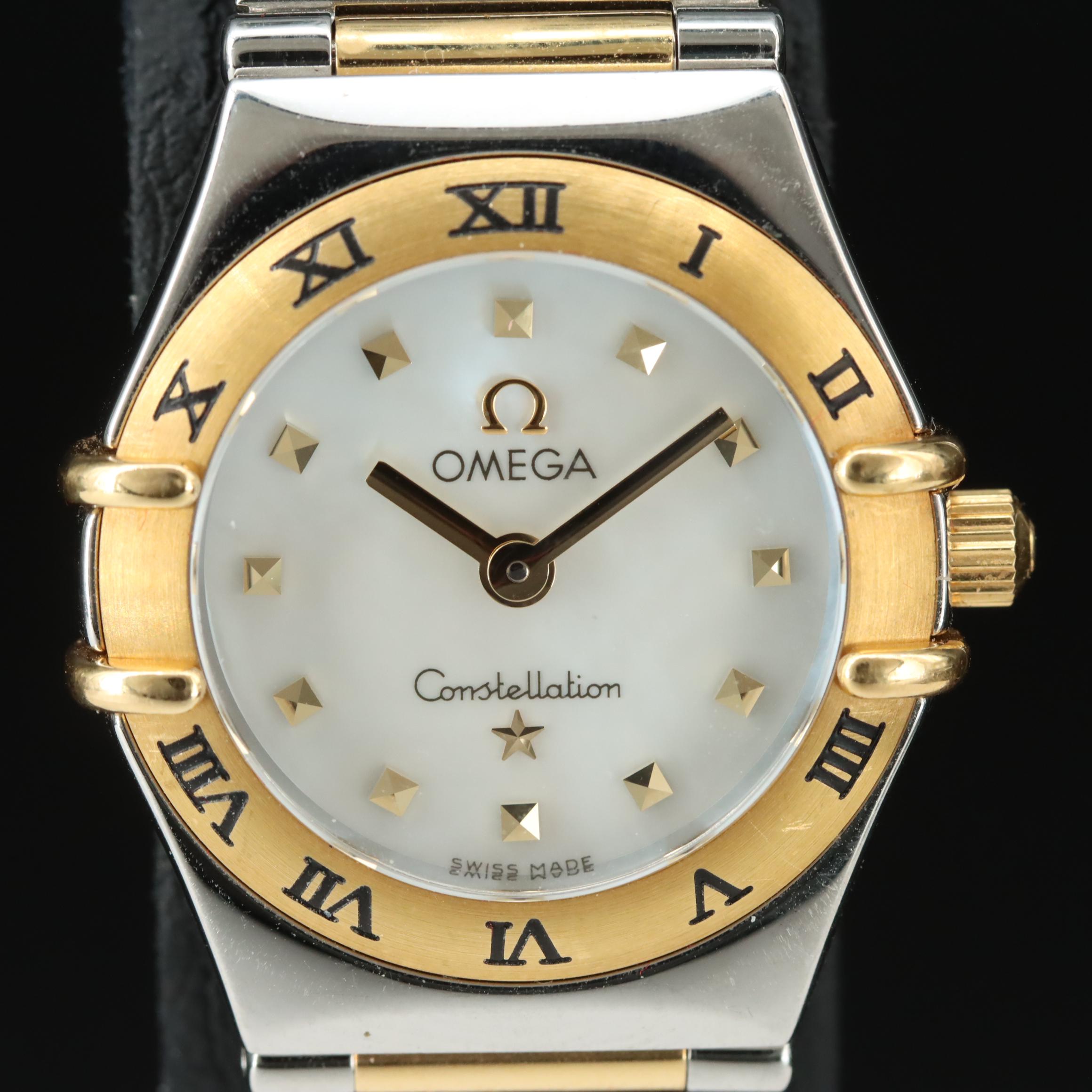 Omega Constellation 795.1243 Mother-of-Pearl 18K Steel Watch