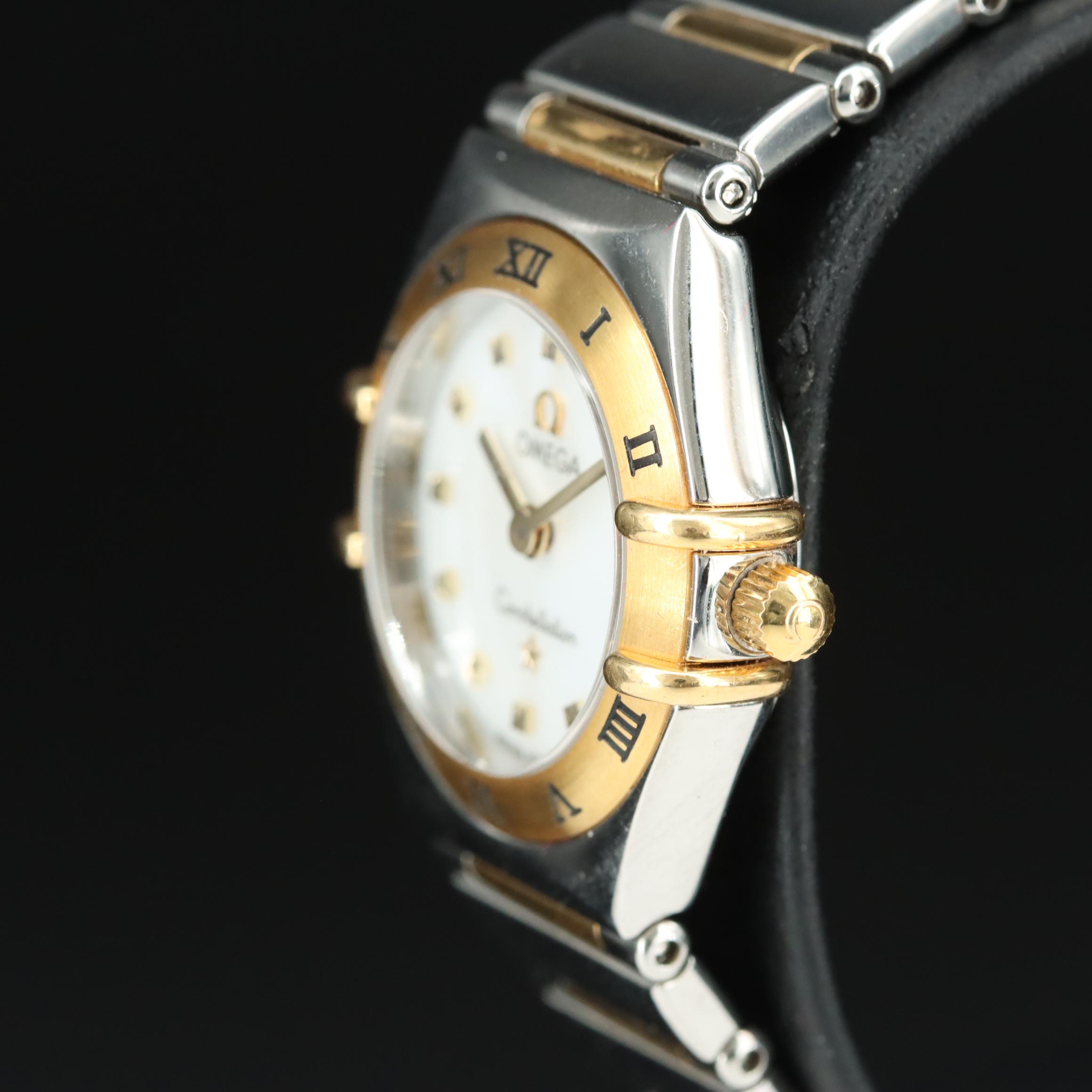 Omega Constellation 795.1243 Mother-of-Pearl 18K Steel Watch