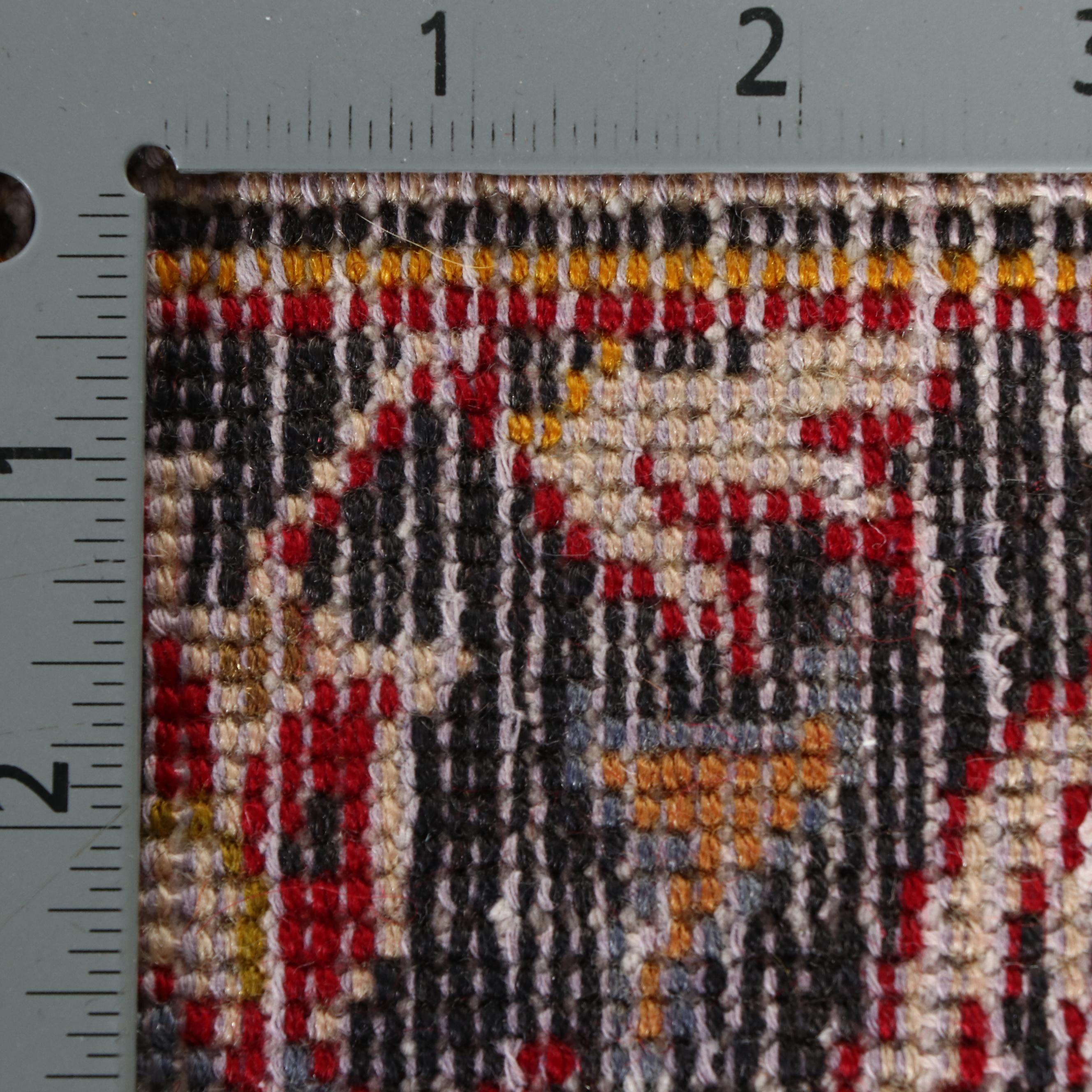 9'5 x 12'6 Hand-Knotted Persian Kashan Room-Sized Rug