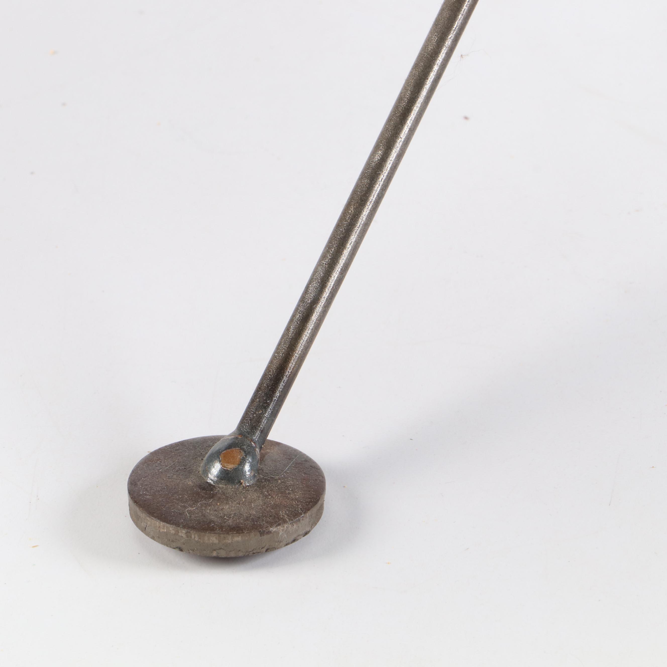 Monstrous Alien Invader in UFO Modified Wok Metal Artwork