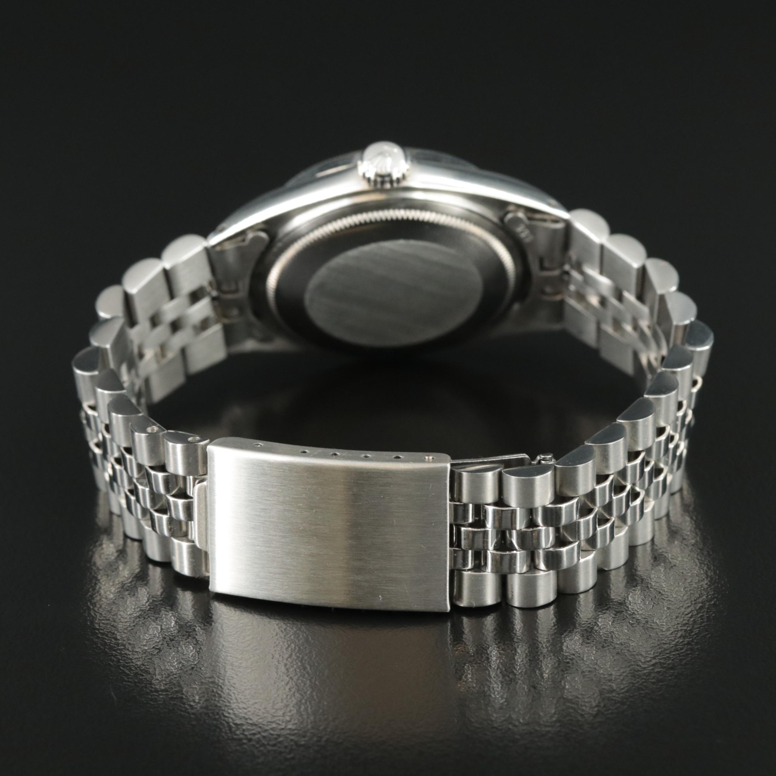 1968 Rolex Custom Diamond Dial and Band Datejust Watch