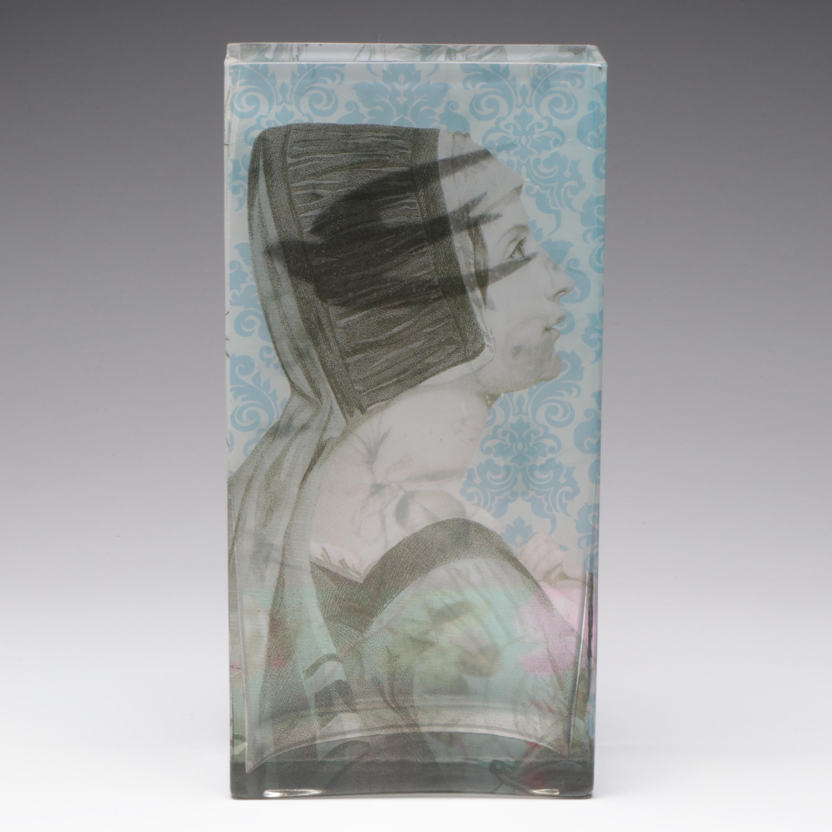 Fringe Studio Square Glass Vase
