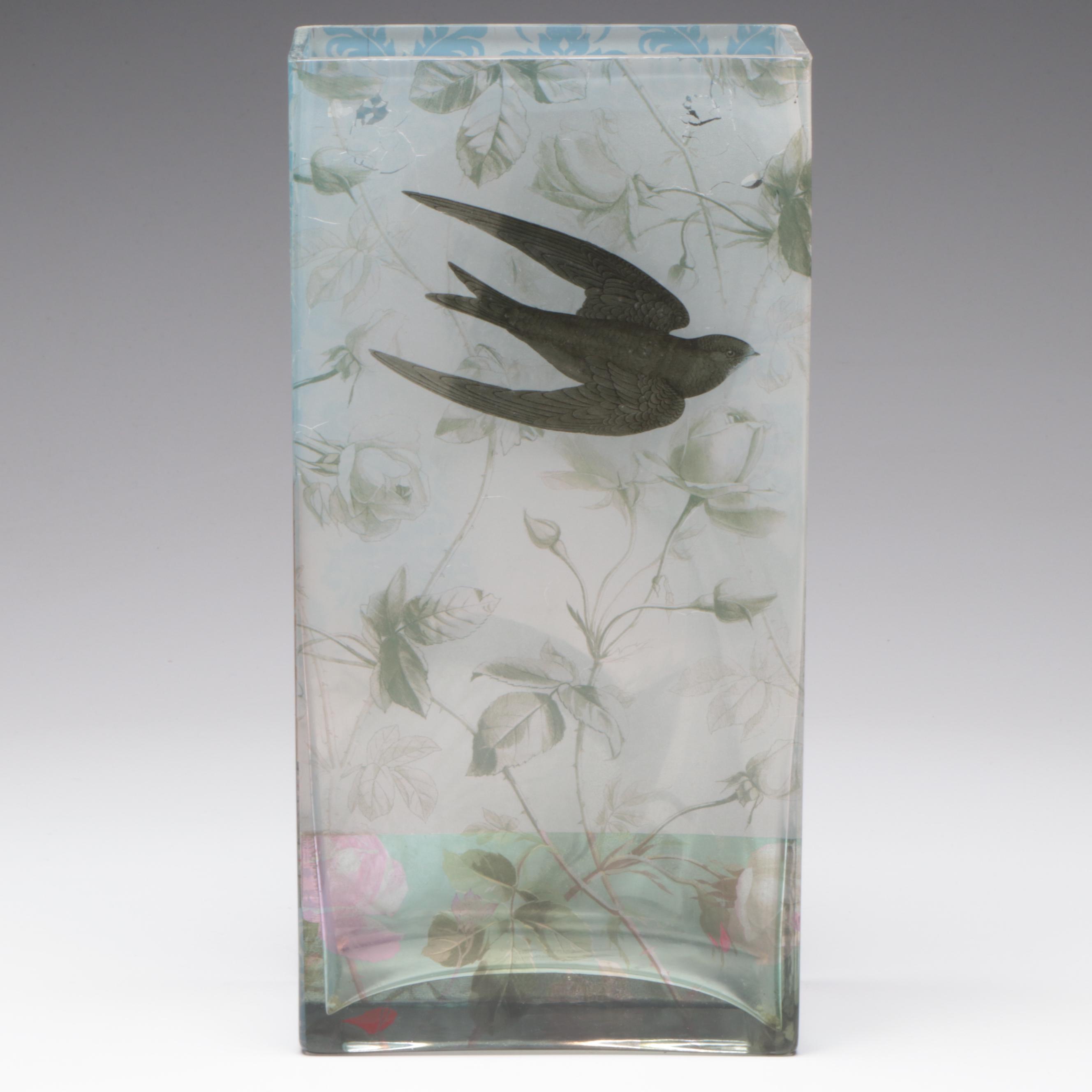 Fringe Studio Square Glass Vase
