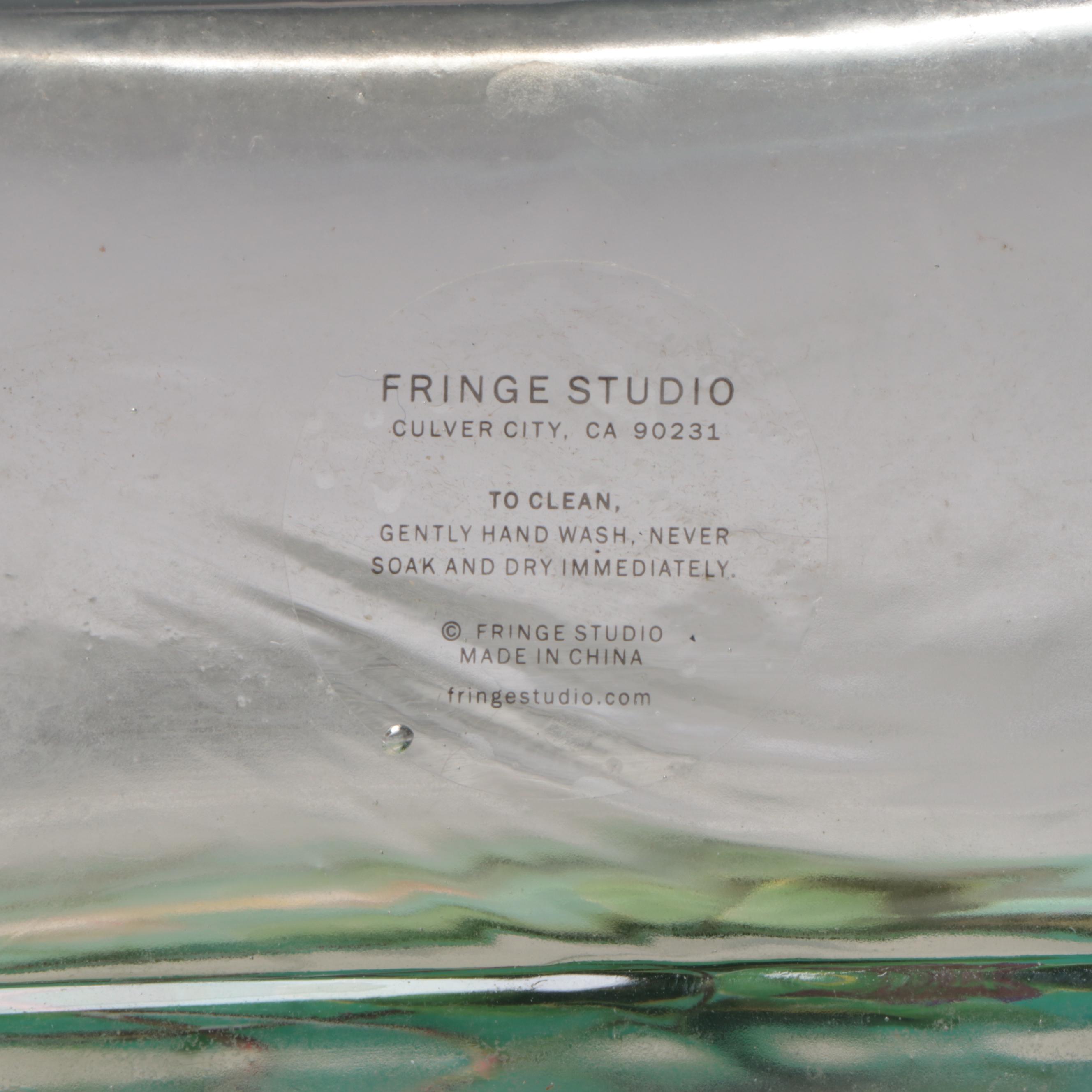 Fringe Studio Square Glass Vase