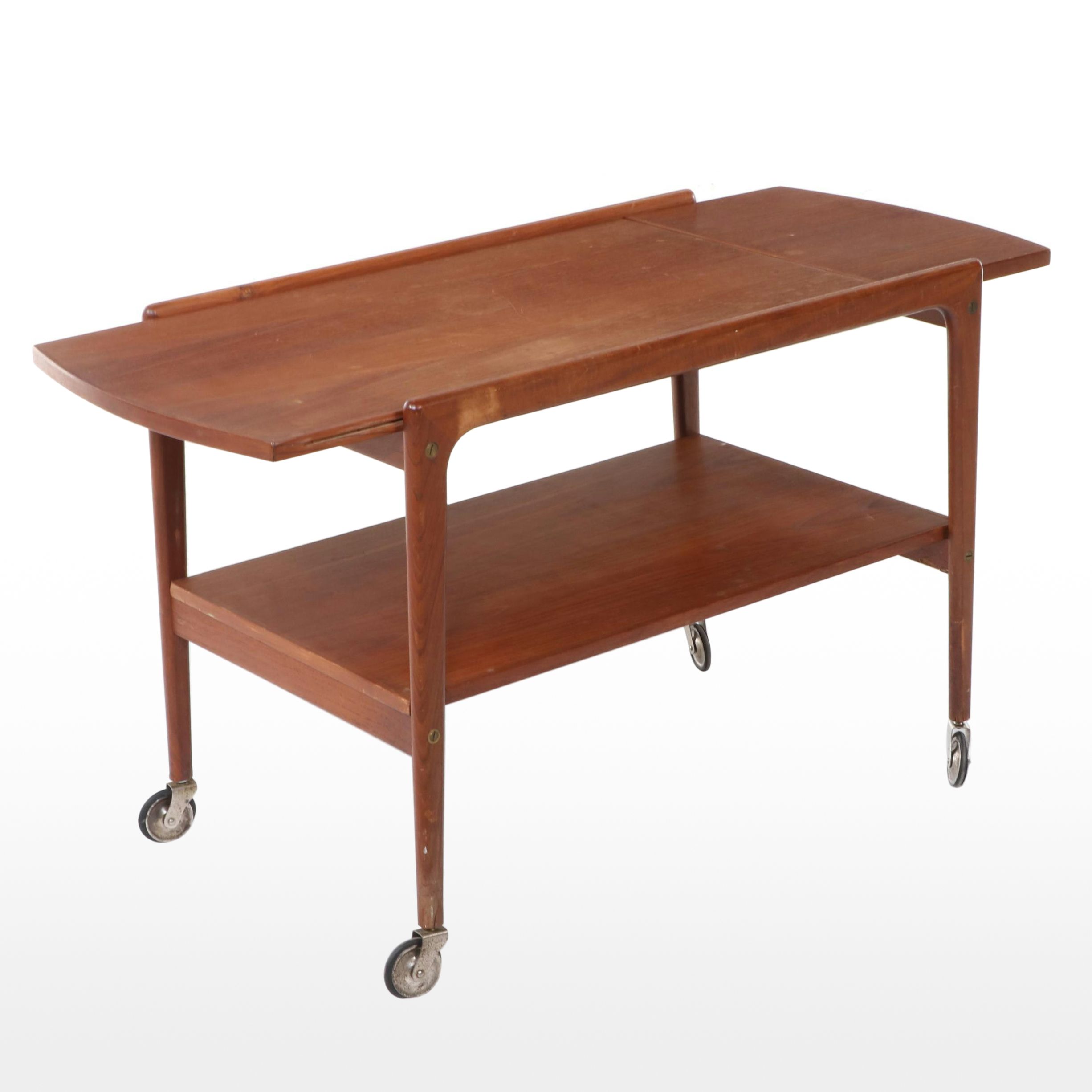 Danish Mid Century Modern Wooden Tray Table, Mid to Late 20th Century