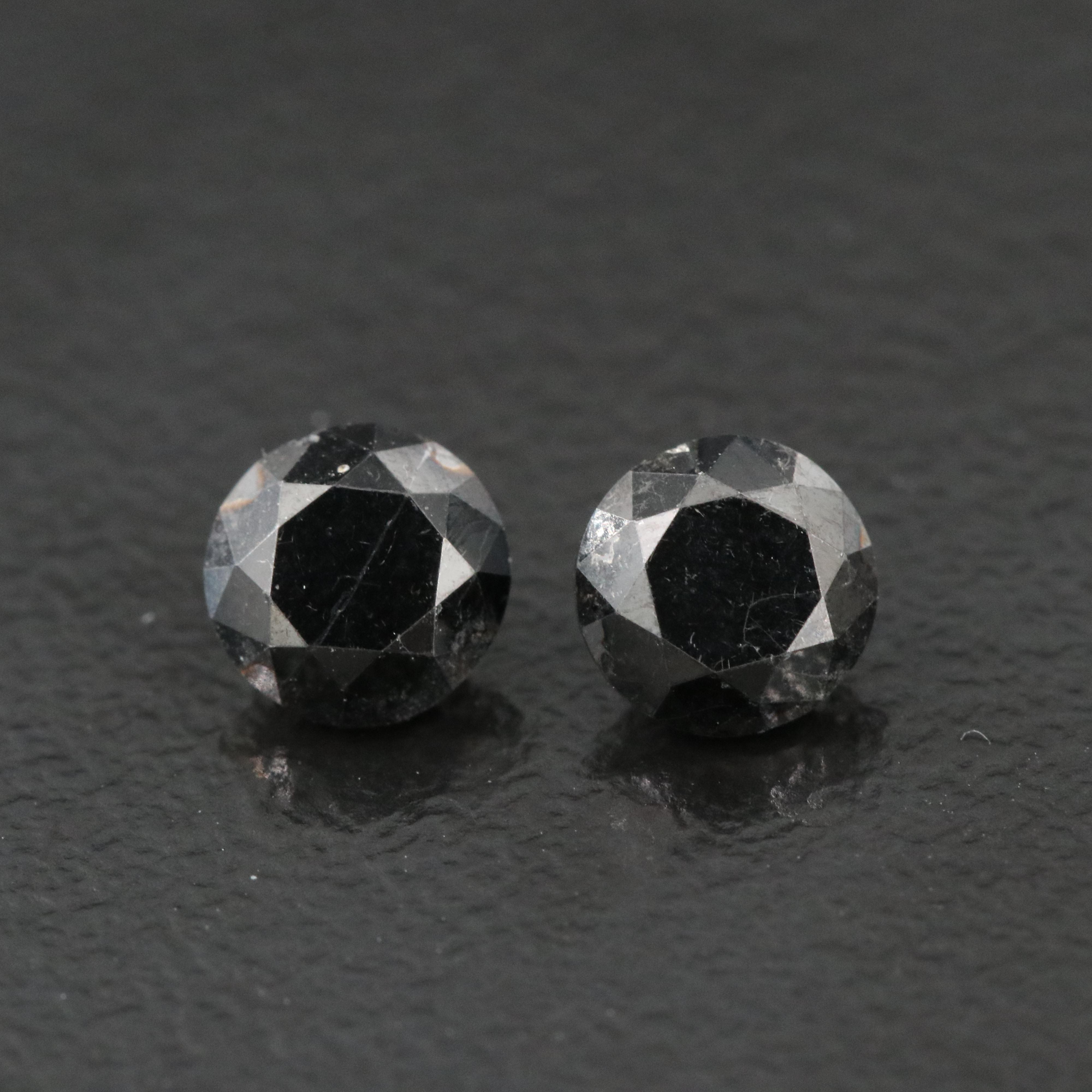 Loose 1.46 CTW Fancy Black Diamond