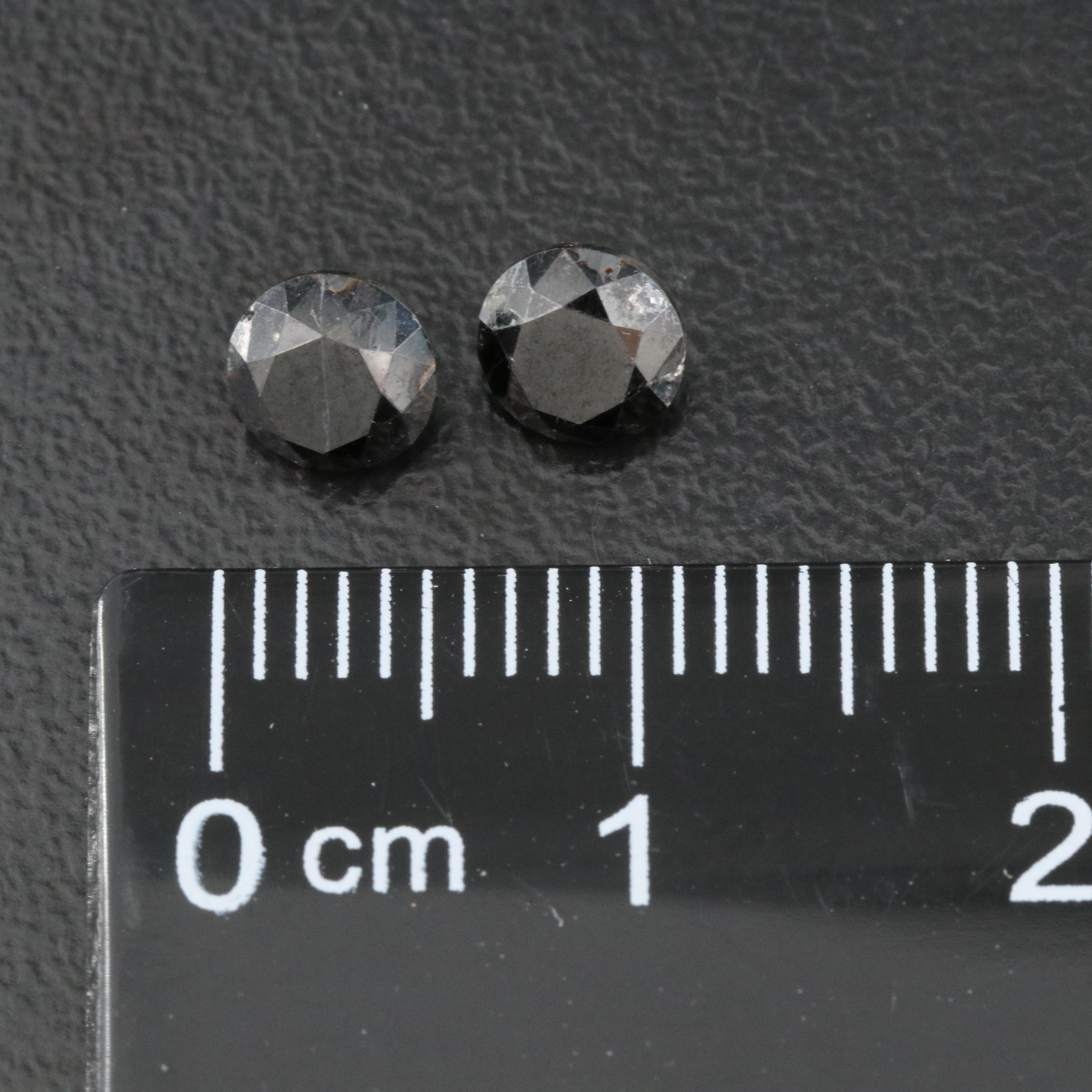 Loose 1.46 CTW Fancy Black Diamond